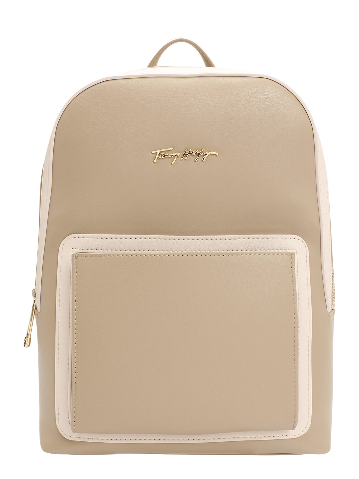 TOMMY HILFIGER Hátizsák  bézs / fehér / arany