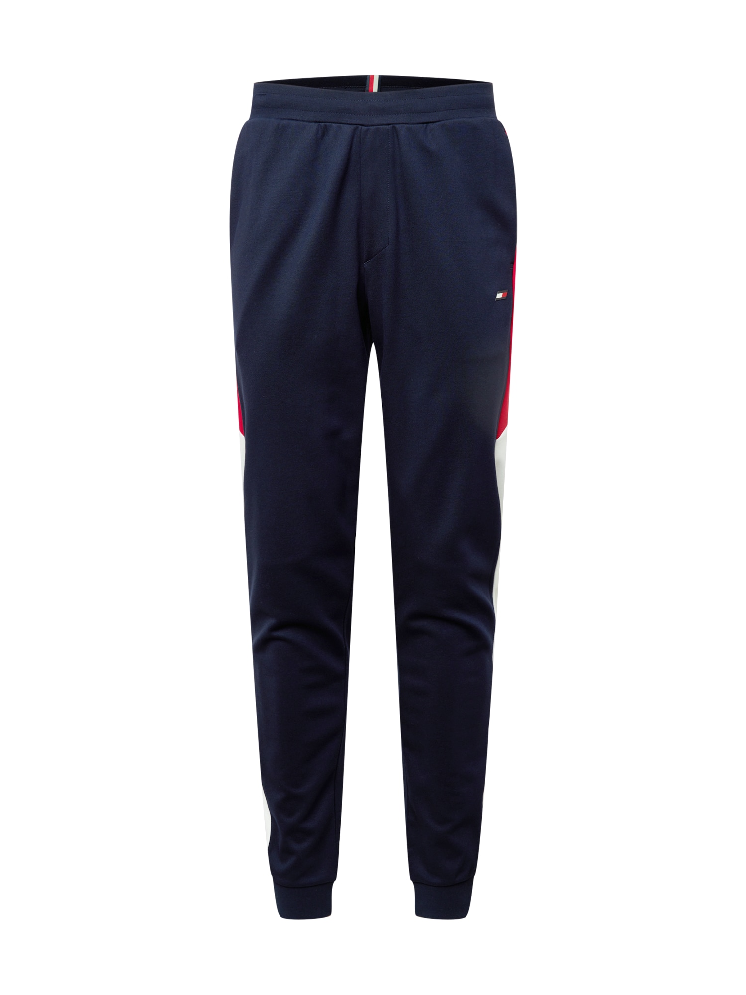 TOMMY HILFIGER Nadrág  éjkék / fehér / piros