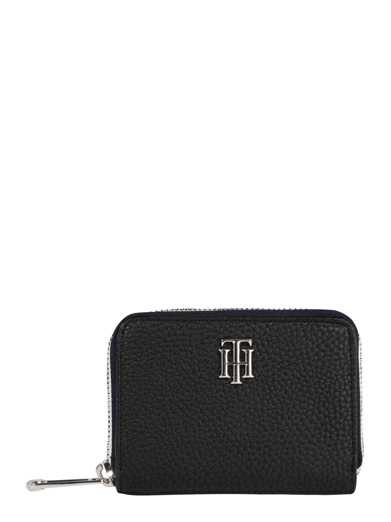 TOMMY HILFIGER Pénztárcák  fekete / ezüst