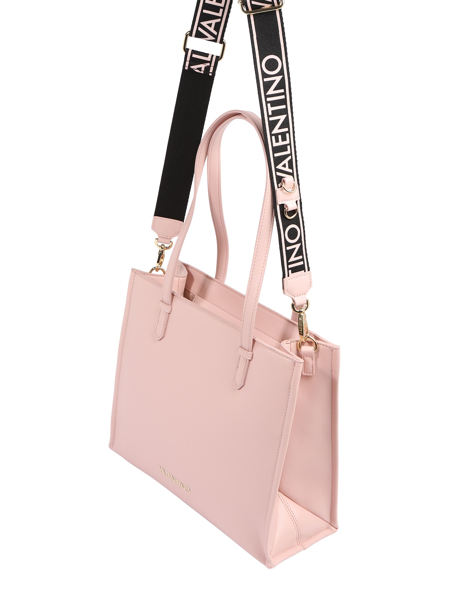 VALENTINO Shopper táska 'AVERN'  rózsaszín / fekete / arany