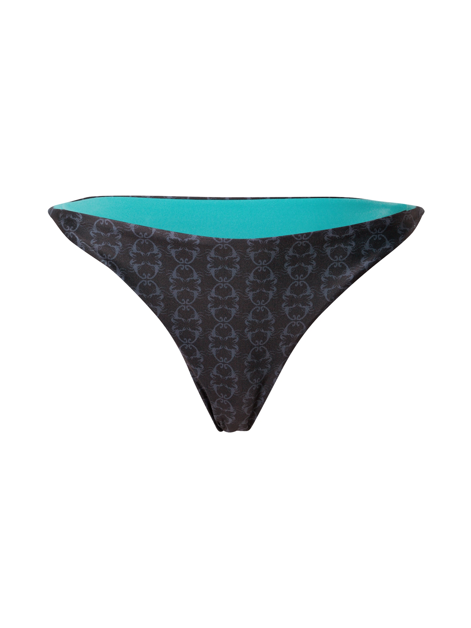 VIERVIER Bikini nadrágok 'Joyce'  türkiz / fekete / kék