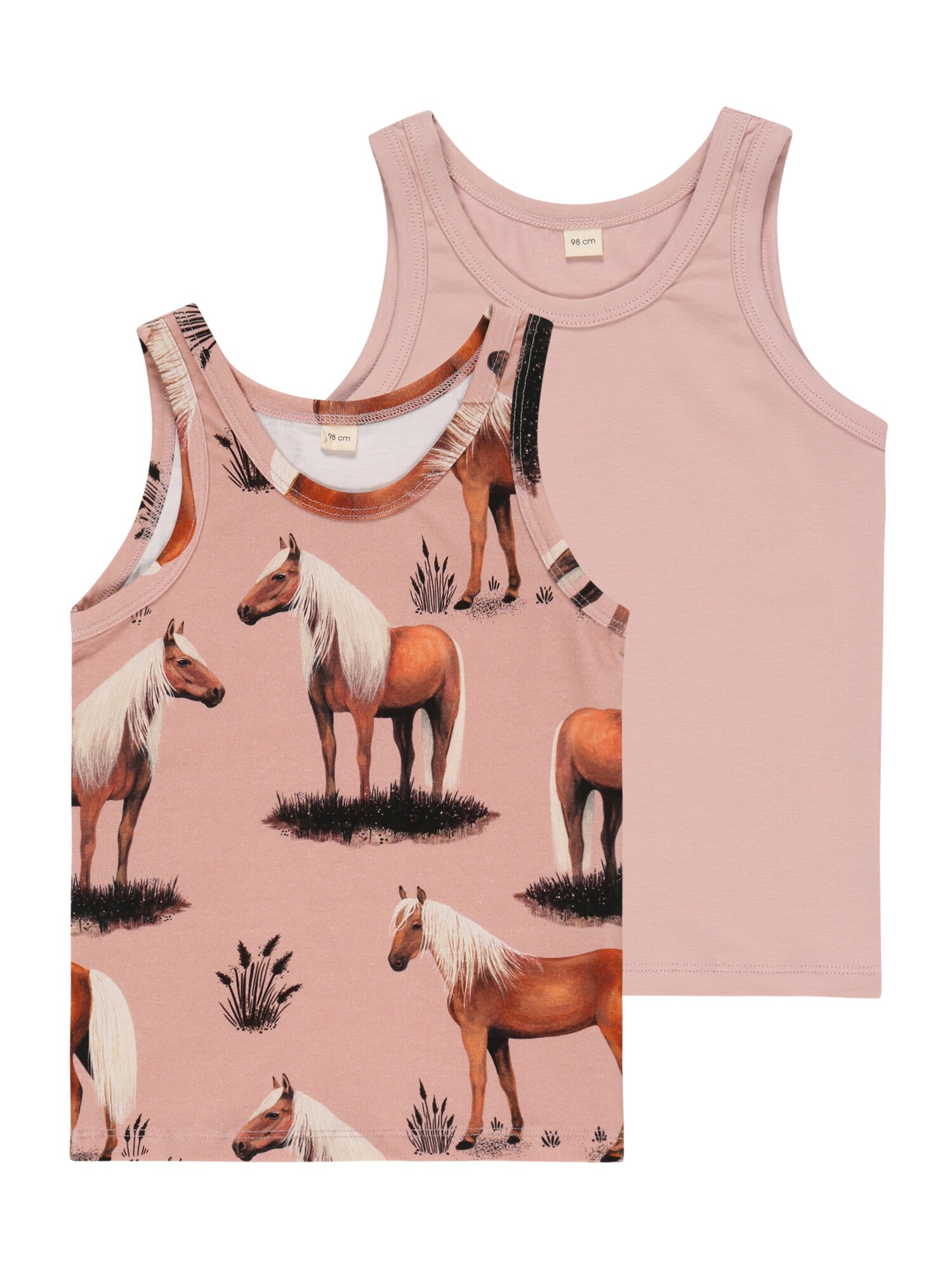 Walkiddy Trikó és alsó póló 'Beauty horses'  rózsaszín / vegyes színek