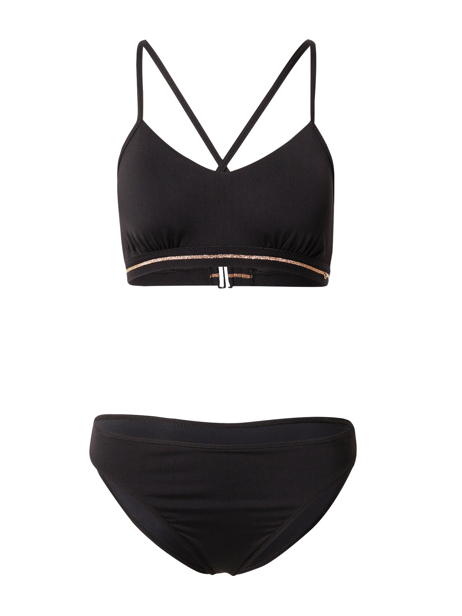 BRUNOTTI Sport bikini 'Kahuku'  fekete / arany