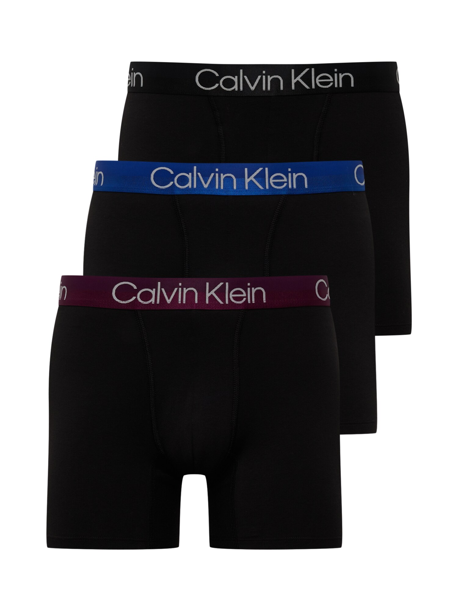 Calvin Klein Underwear Boxeralsók  fekete / fehér / kék / bogyó