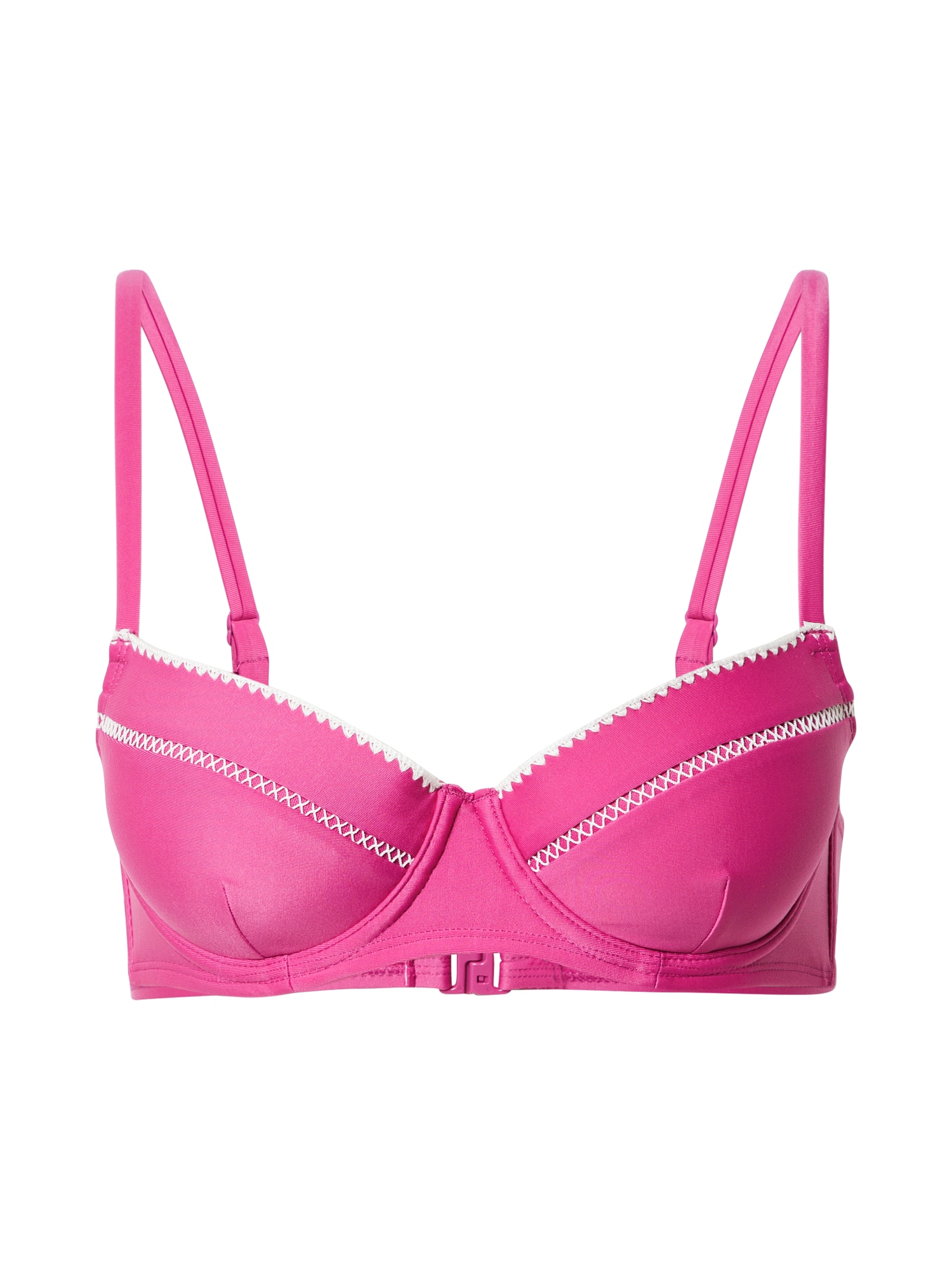 Hunkemöller Bikini felső 'Maya'  fukszia / fehér