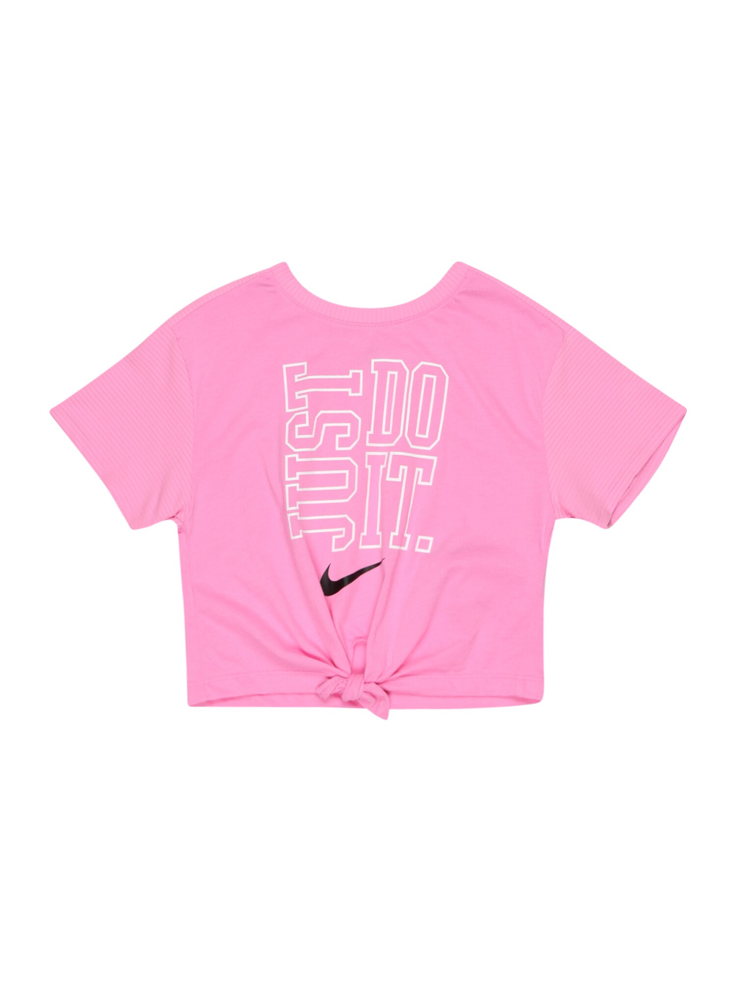 Nike Sportswear Póló  rózsaszín / fehér / fekete