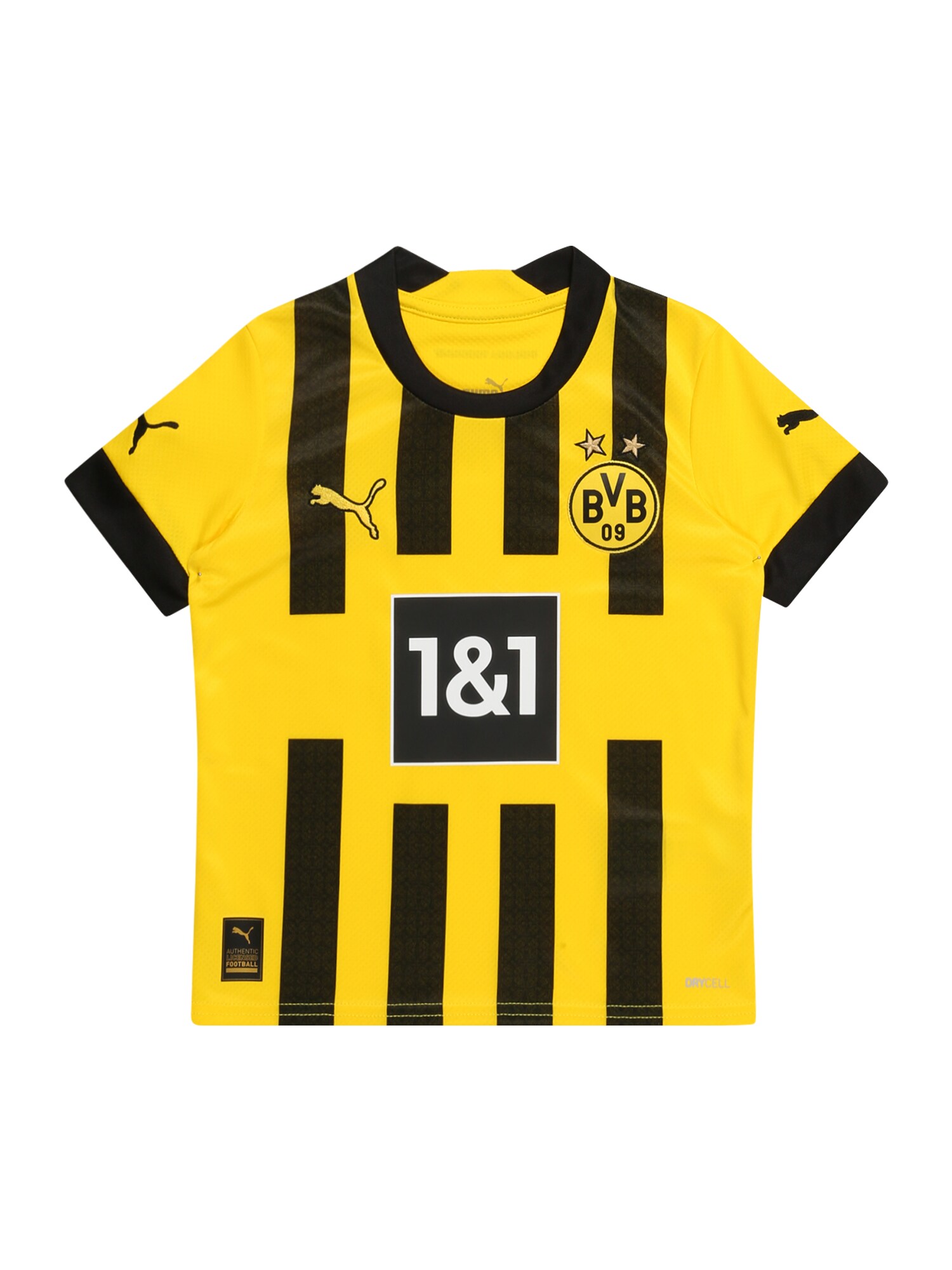 PUMA Funkcionális felső 'Borussia Dortmund 22/23'  sárga / fekete / fehér / antracit