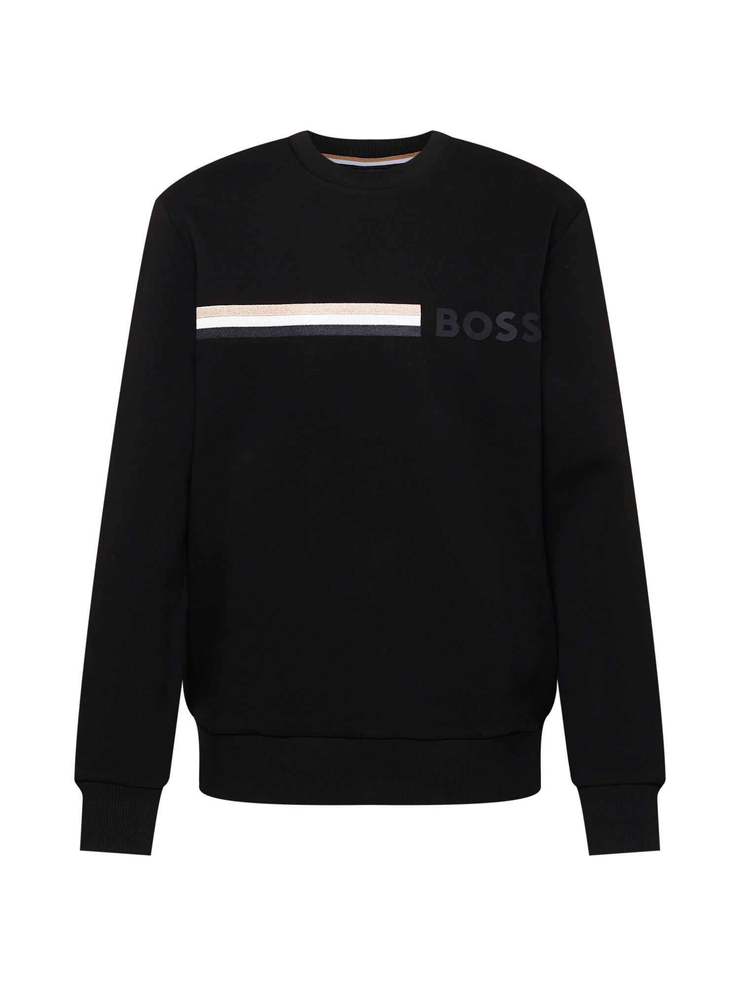 BOSS Black Tréning póló 'Stadler 94'  fekete / fehér / bézs