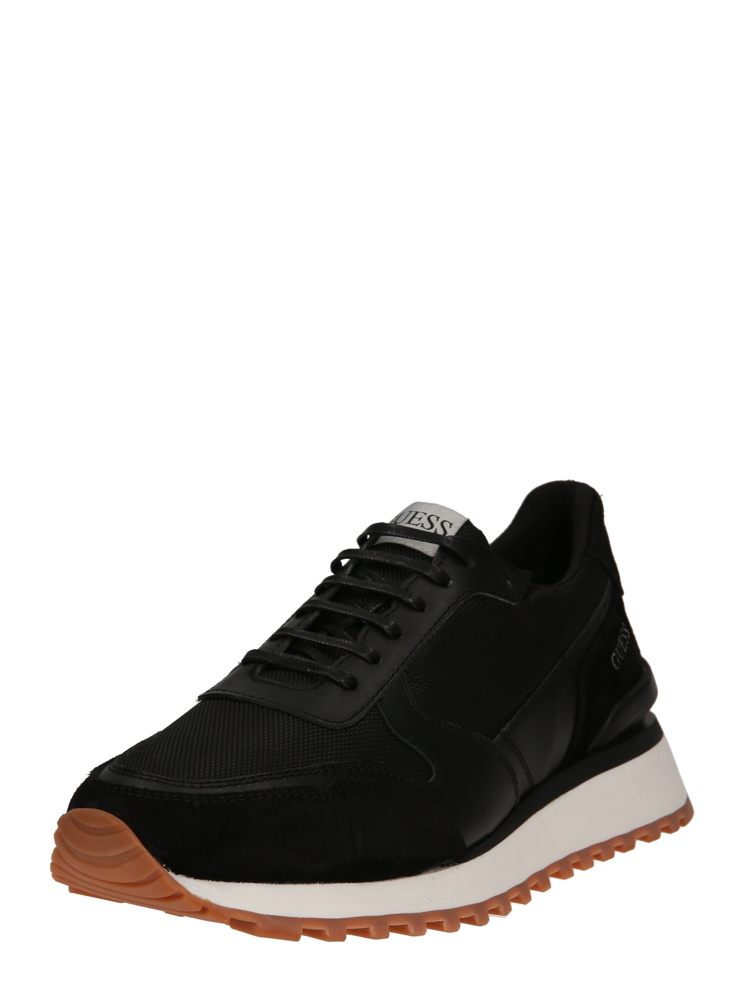 GUESS Rövid szárú edzőcipők 'VARESE'  fekete / szürke