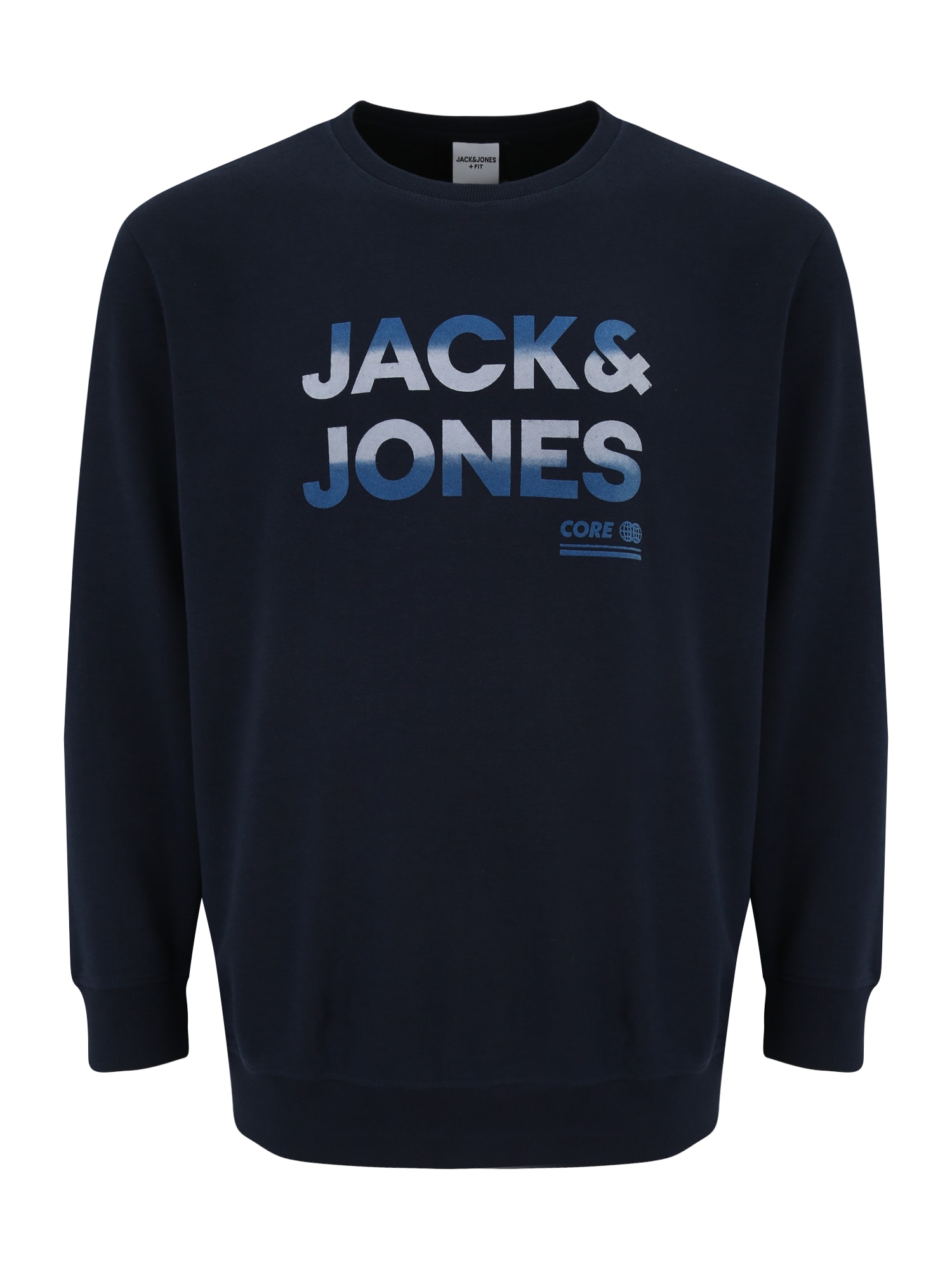 Jack & Jones Plus Tréning póló 'COSETH'  tengerészkék / pasztellkék / sötétkék