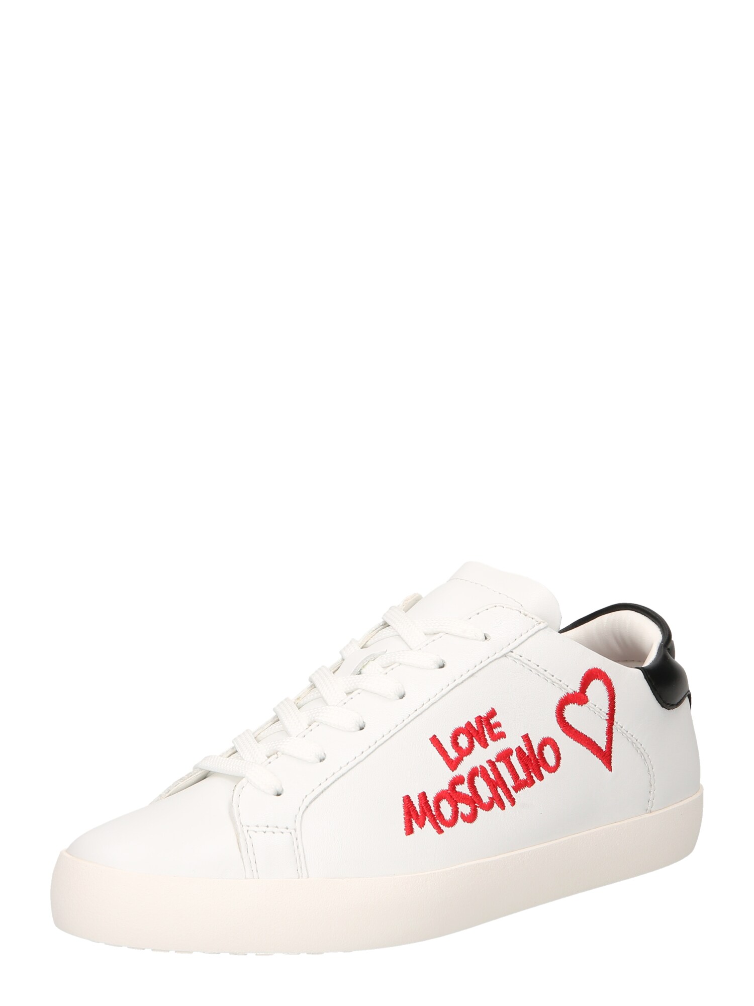 Love Moschino Rövid szárú edzőcipők  fehér / piros / fekete