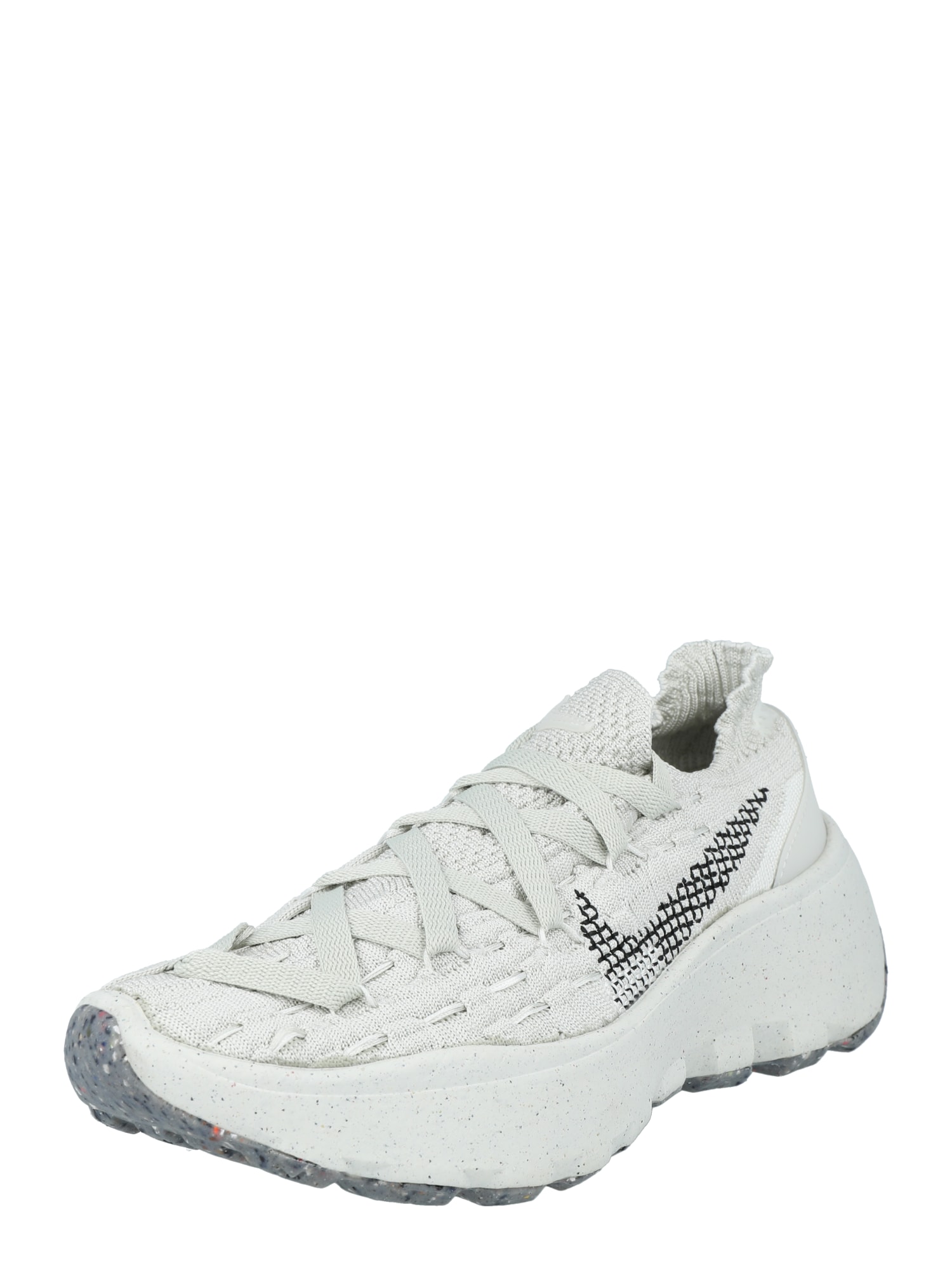 Nike Sportswear Rövid szárú edzőcipők 'Space Hippie 04'  piszkosfehér / fekete