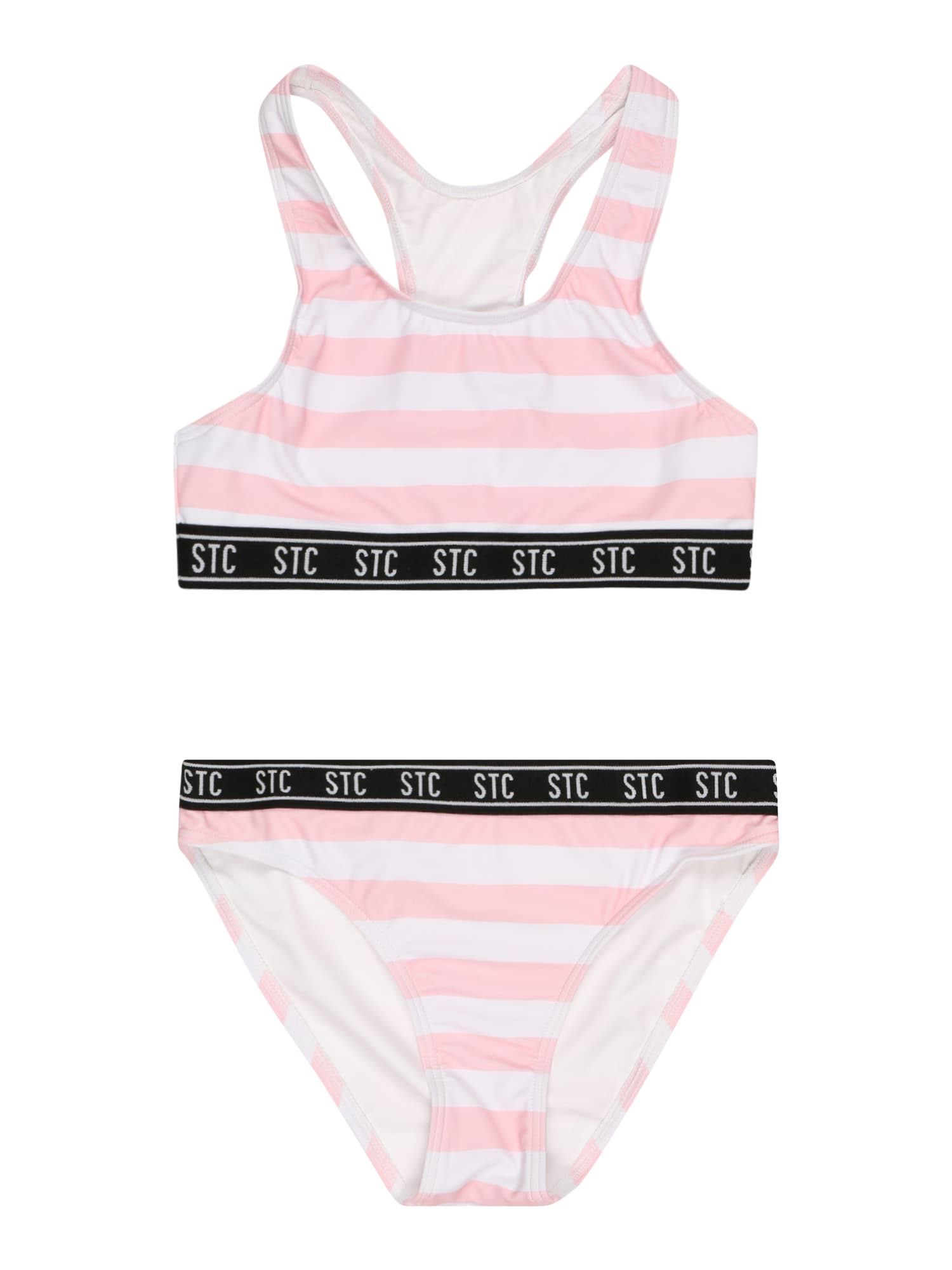 STACCATO Bikini  rózsaszín / fehér / fekete