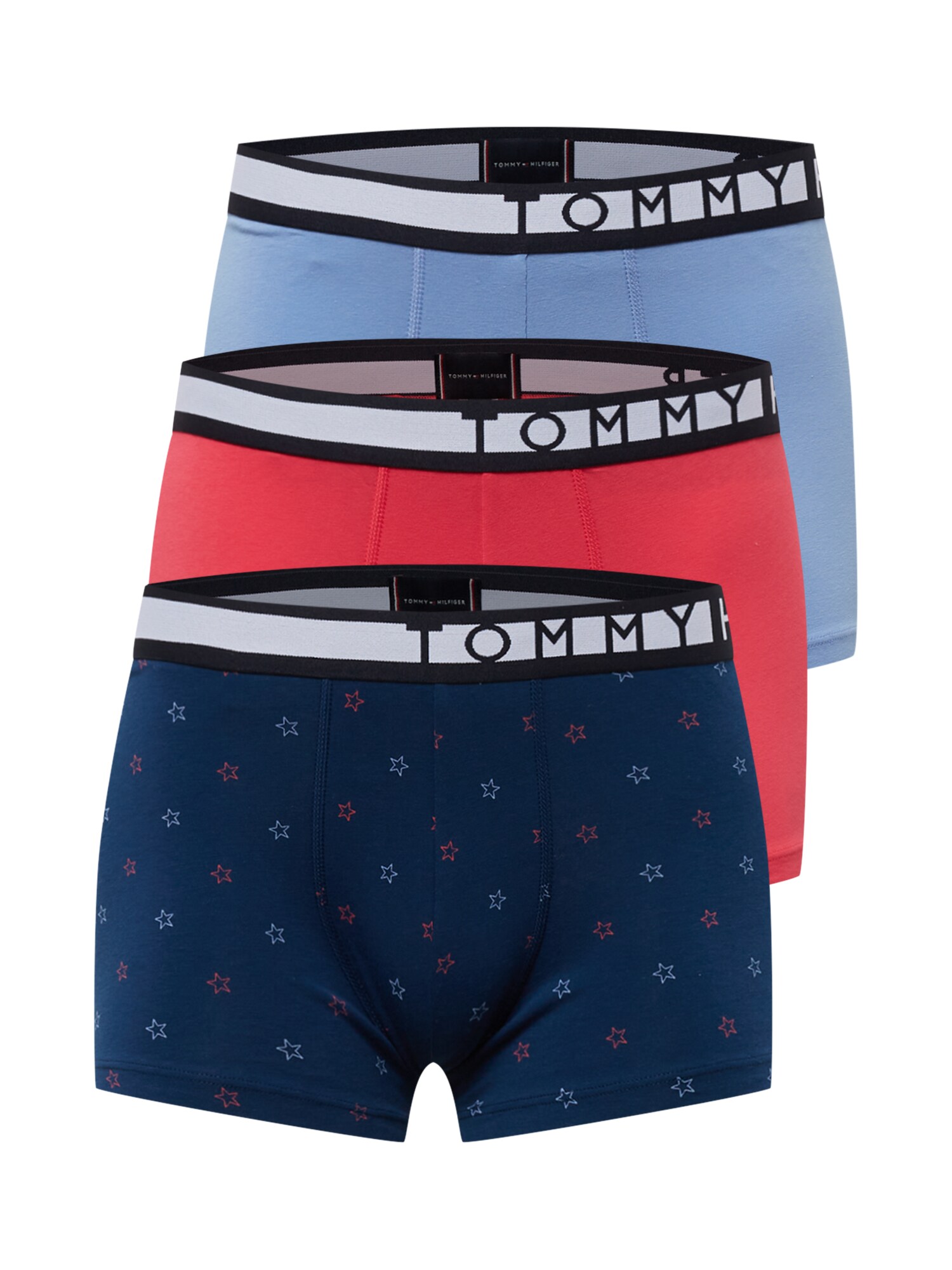 Tommy Hilfiger Underwear Boxeralsók  tengerészkék / málna / világoskék / piszkosfehér