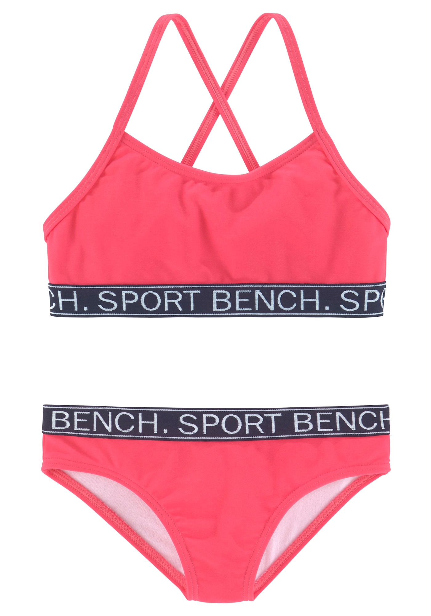 BENCH Bikini  rózsaszín / fekete
