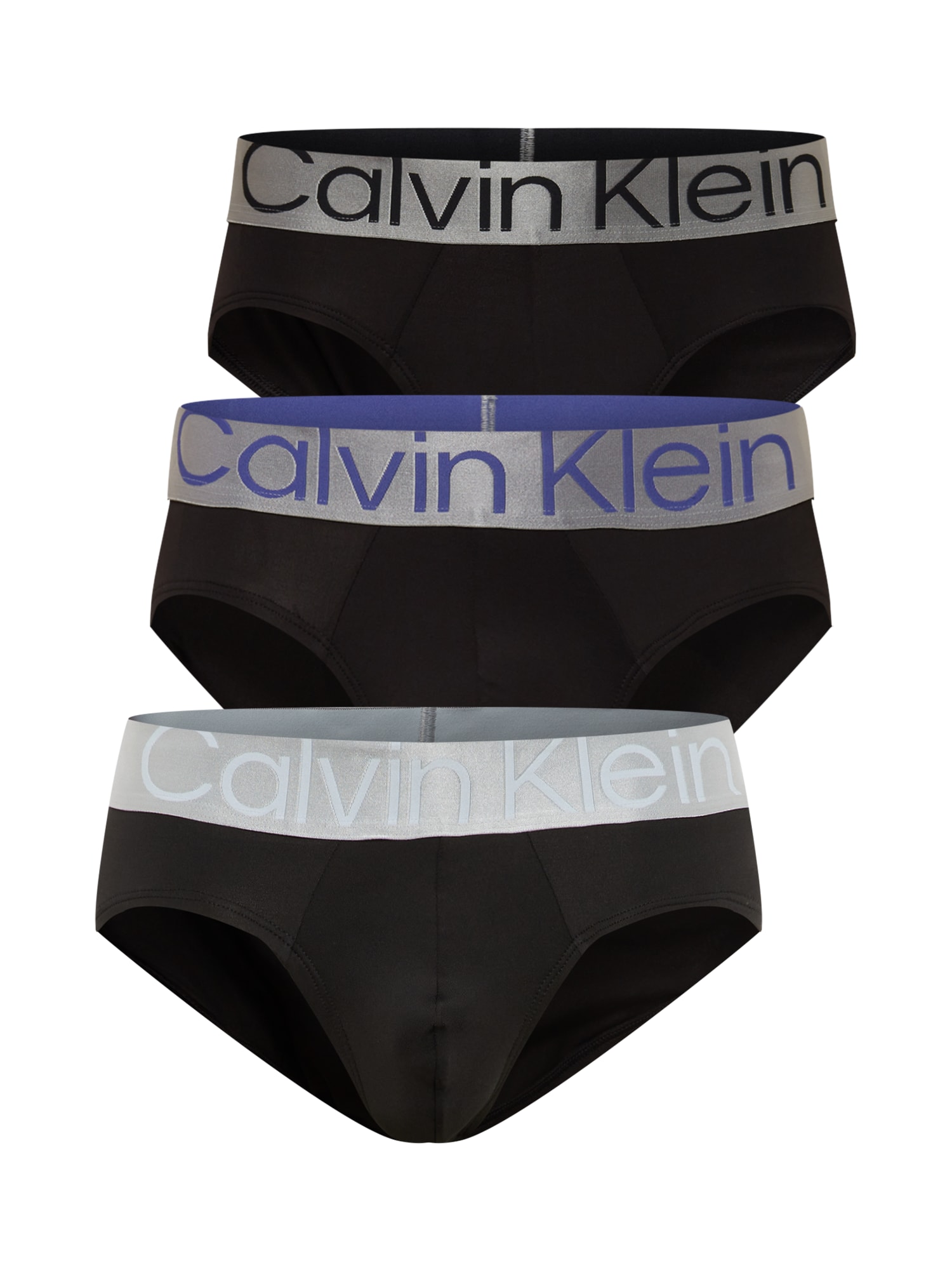 Calvin Klein Underwear Slip  fekete / ezüstszürke / lila / fehér