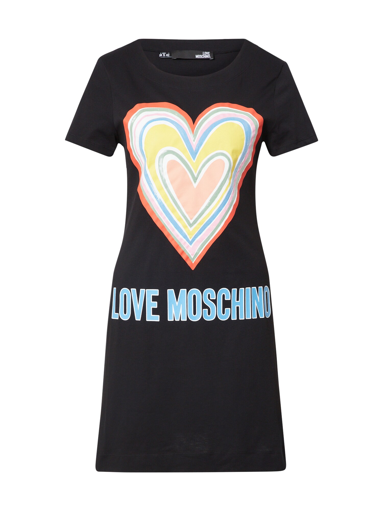 Love Moschino Ruha  fekete / világoskék / rózsaszín / sárga