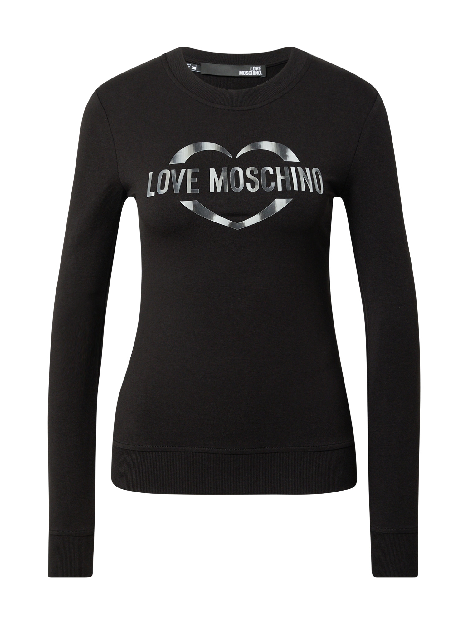 Love Moschino Tréning póló  fekete / antracit / világosszürke