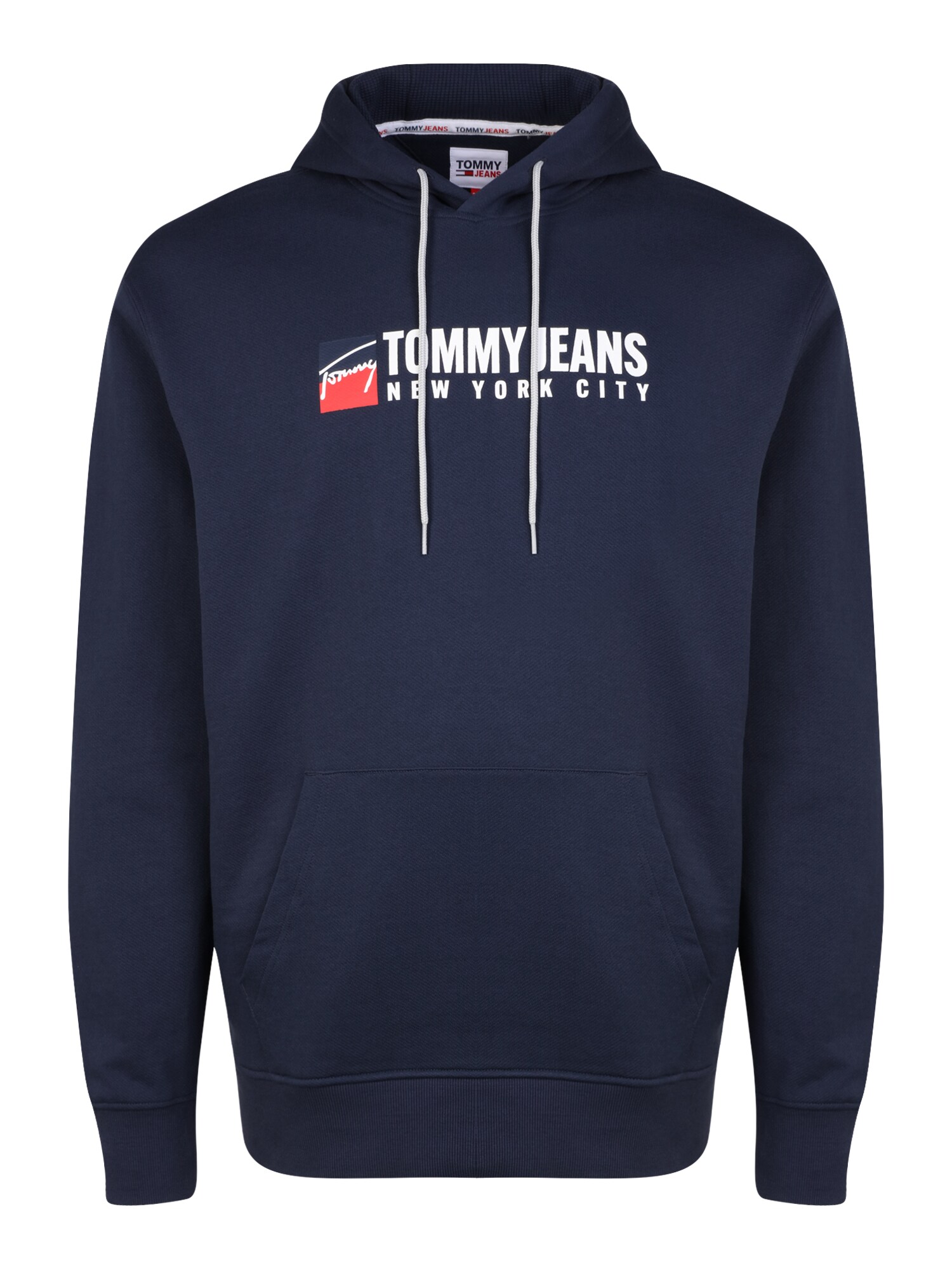 Tommy Jeans Plus Tréning póló  tengerészkék / fehér / piros