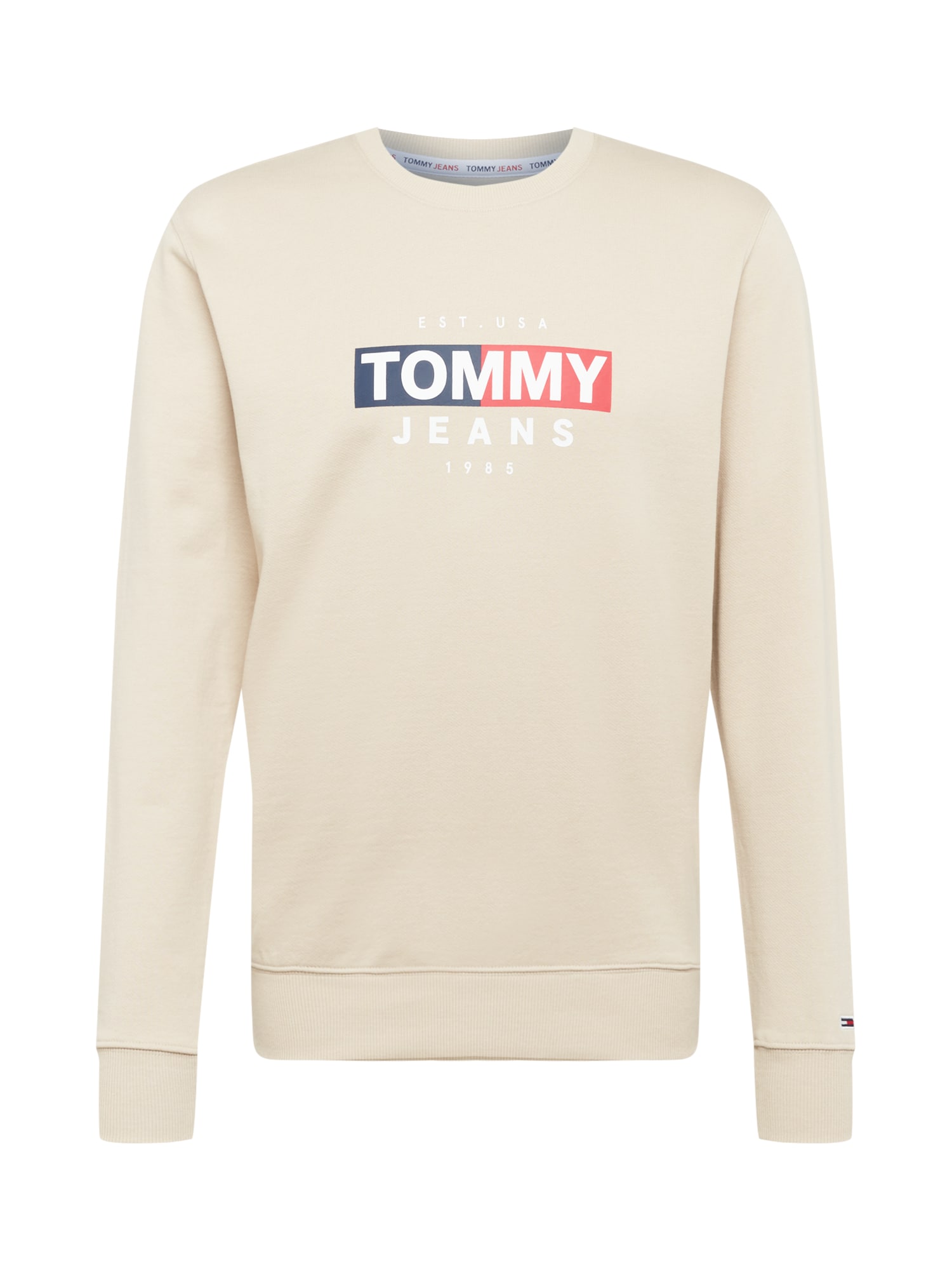 Tommy Jeans Tréning póló  homok / fehér / tengerészkék / piros