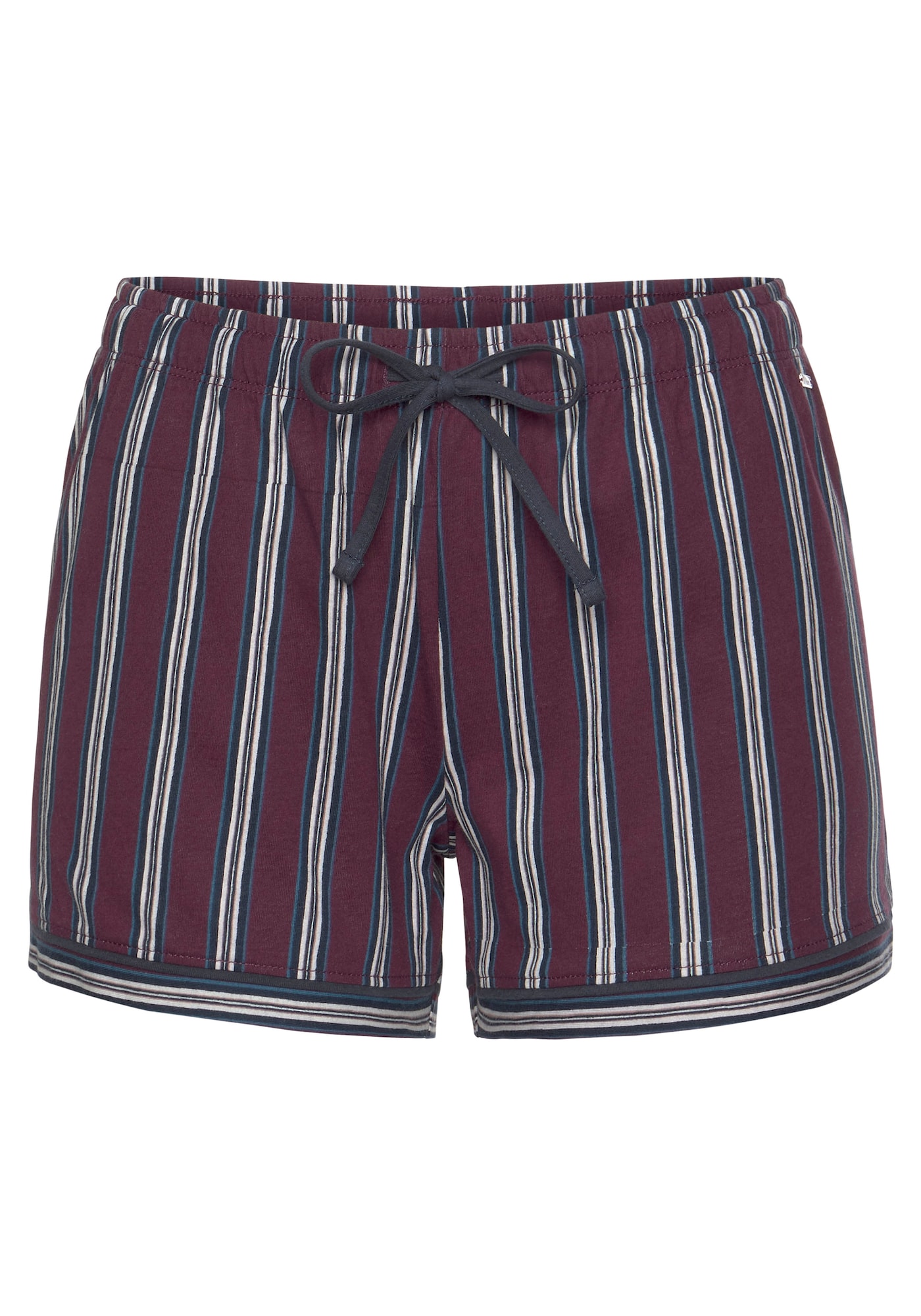 s.Oliver Pizsama nadrágok  burgundi vörös / tengerészkék / fehér / kék