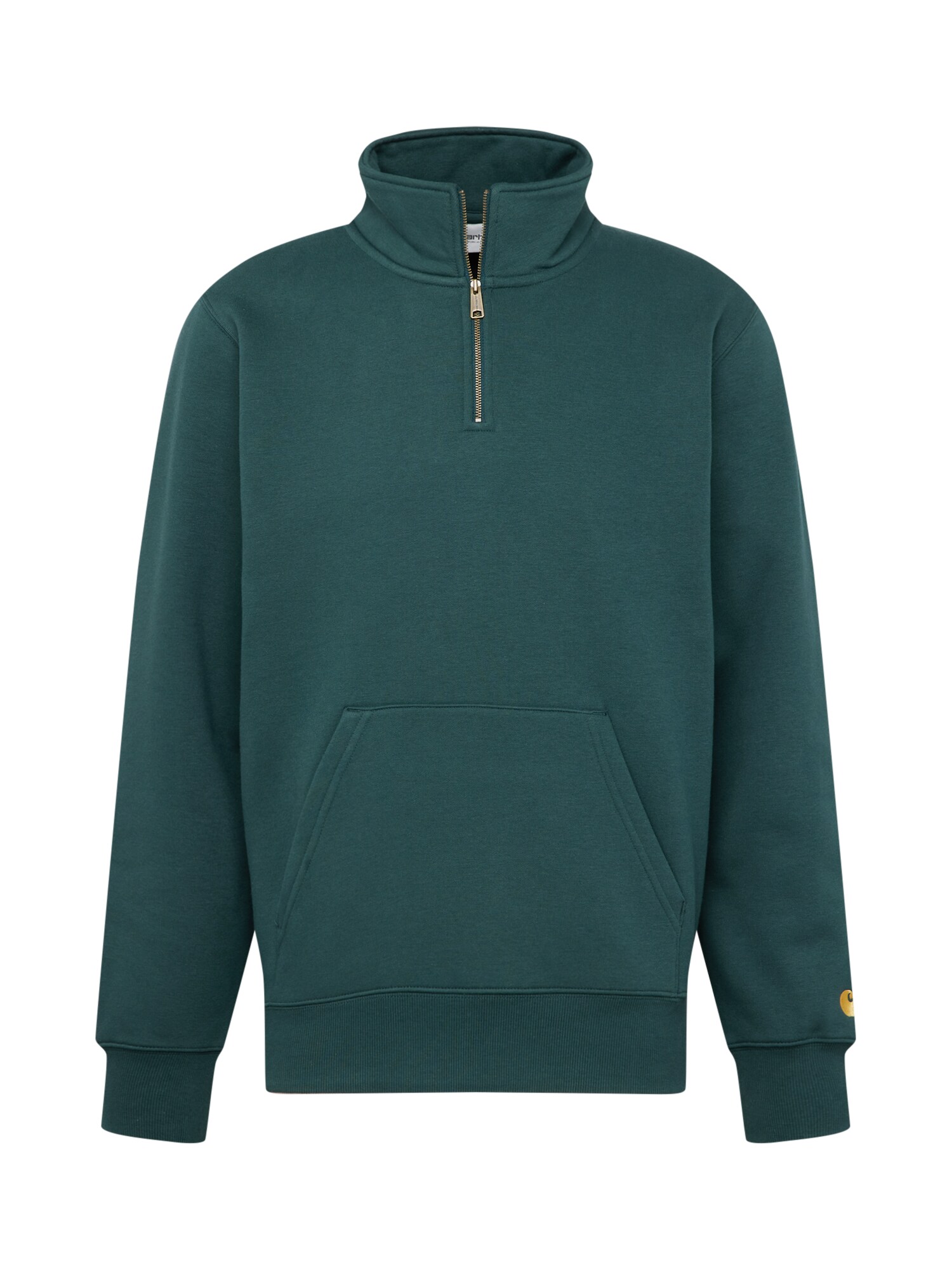 Carhartt WIP Tréning póló 'Chase'  sötétzöld / aranysárga