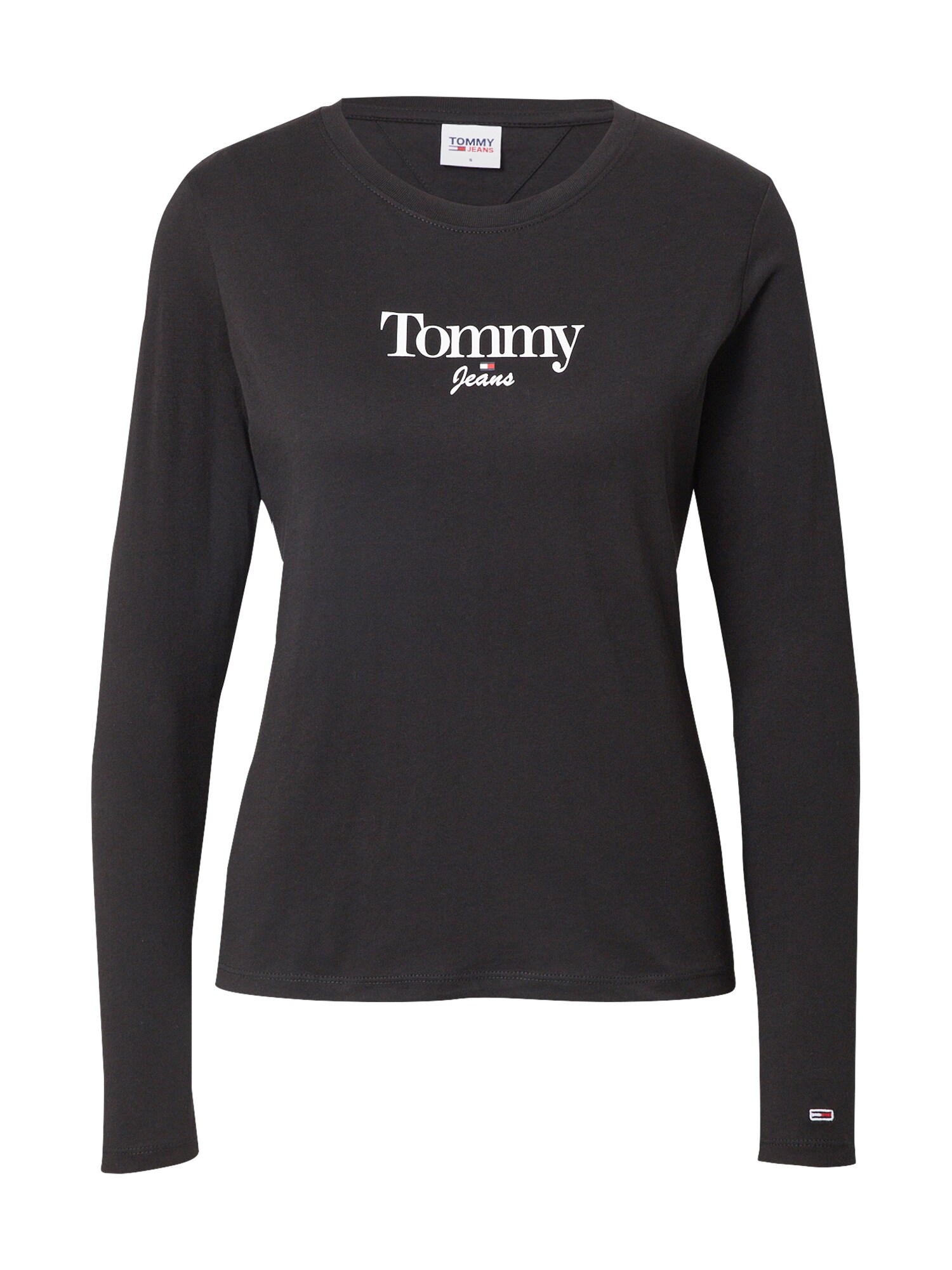 Tommy Jeans Póló  fekete / fehér