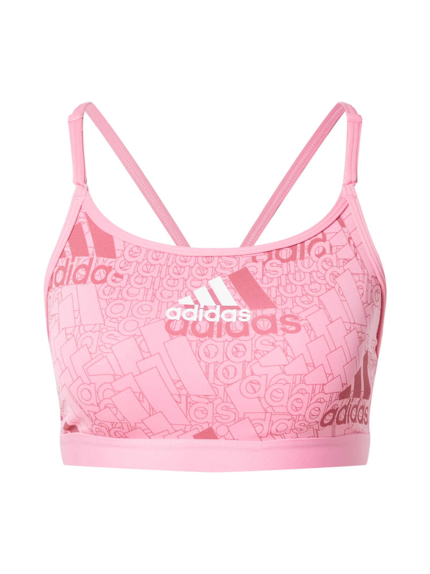 ADIDAS PERFORMANCE Sportmelltartók  világos-rózsaszín / fehér / pitaja