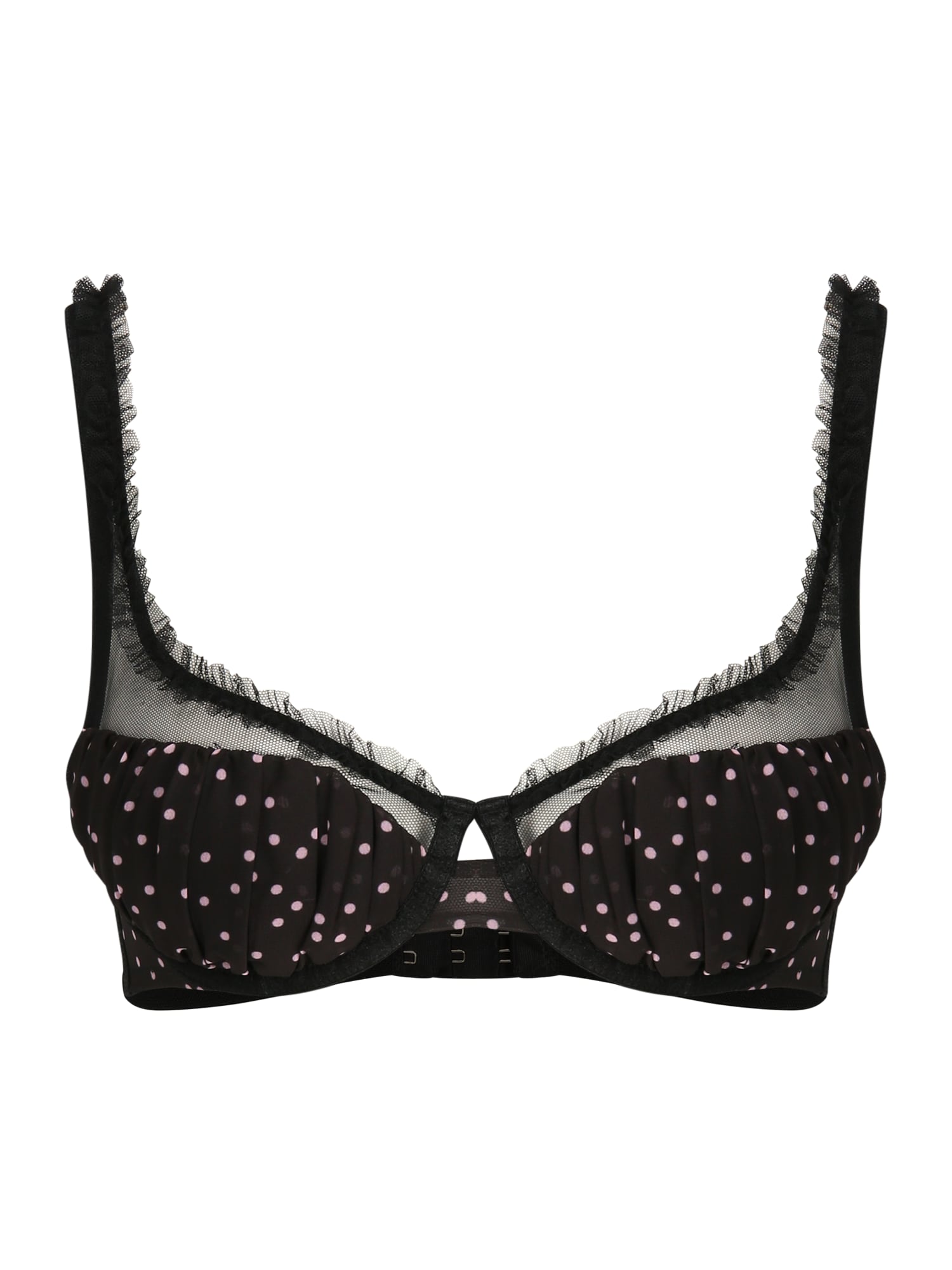 Boux Avenue Melltartó 'SABRINA'  fekete / rózsaszín