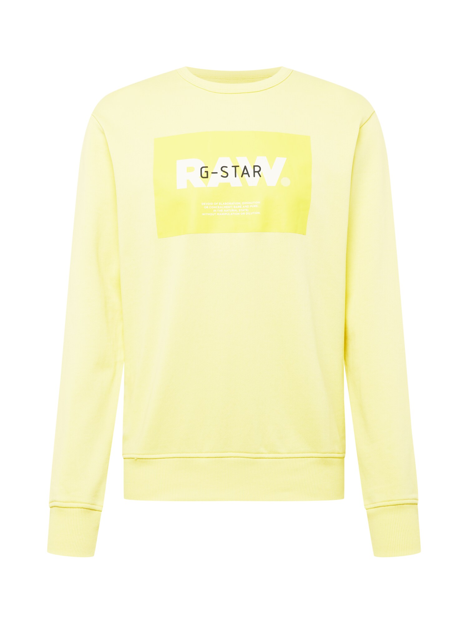 G-Star RAW Tréning póló  világos sárga / fekete / fehér / citrom