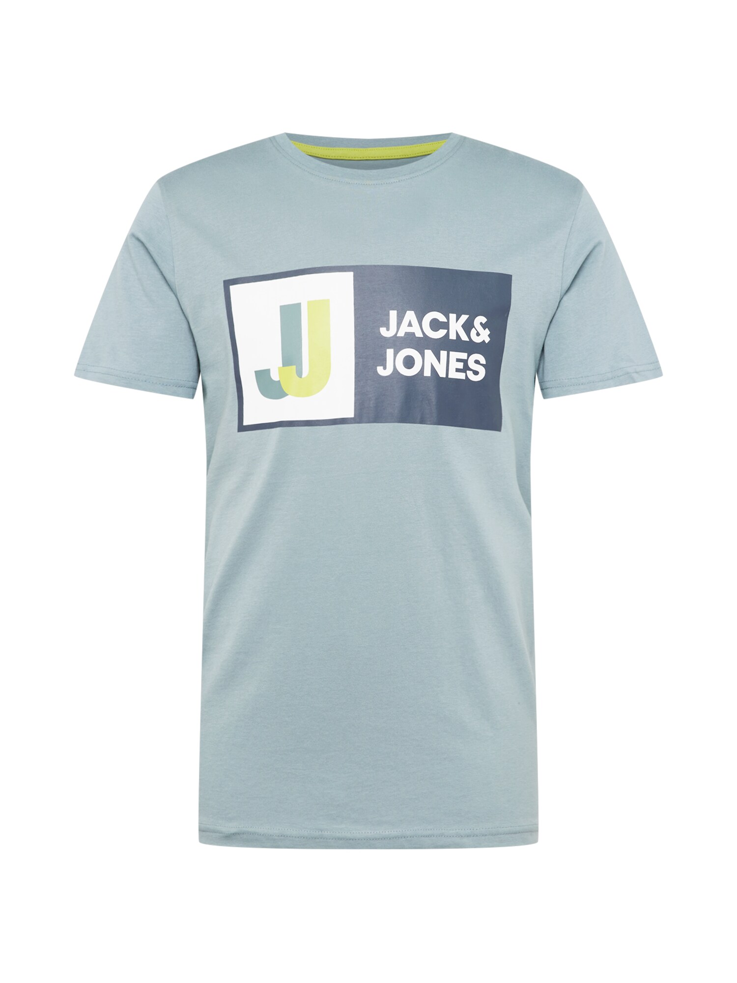JACK & JONES Póló  füstkék / fehér / tengerészkék