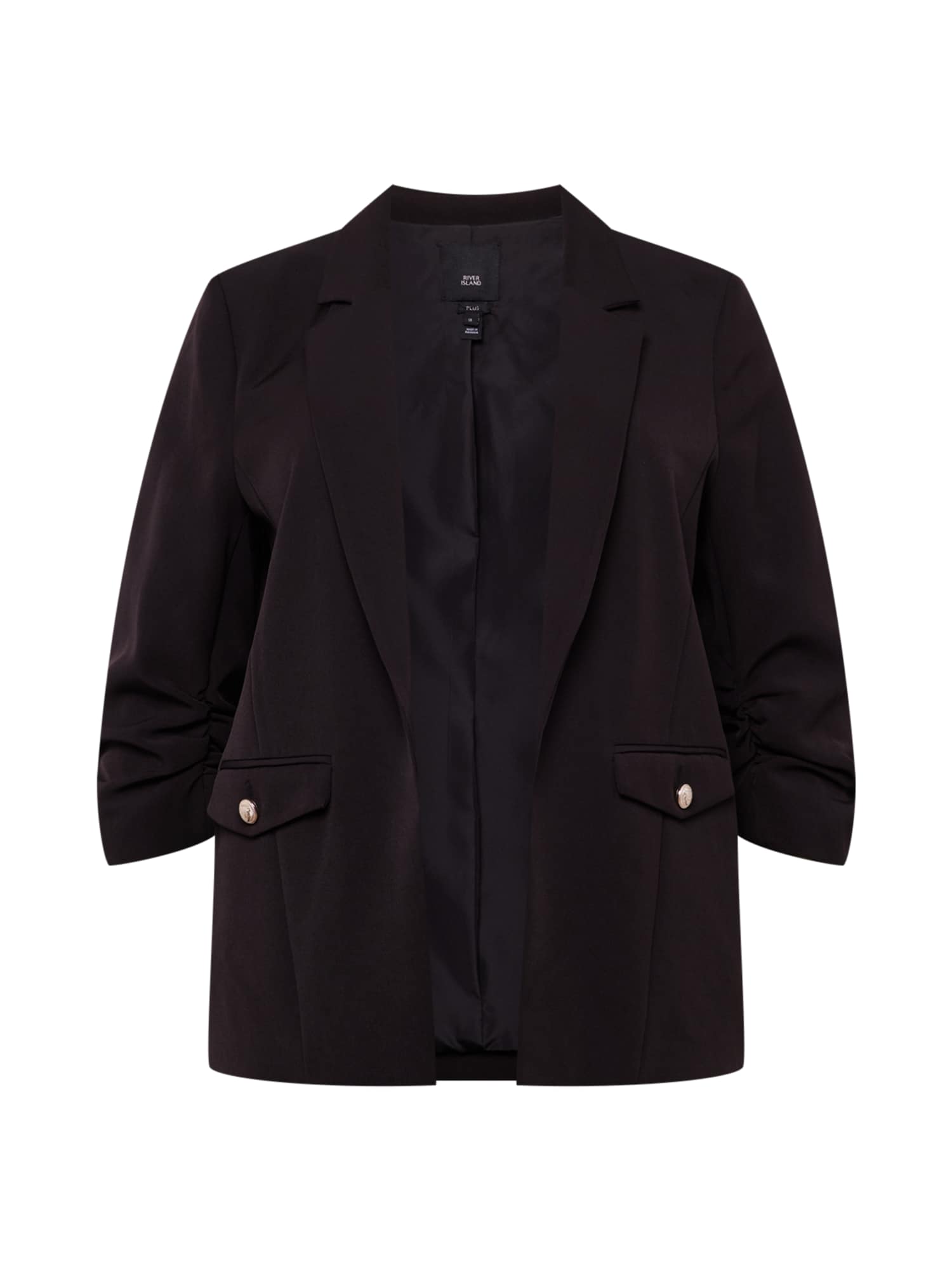River Island Plus Blézer  fekete