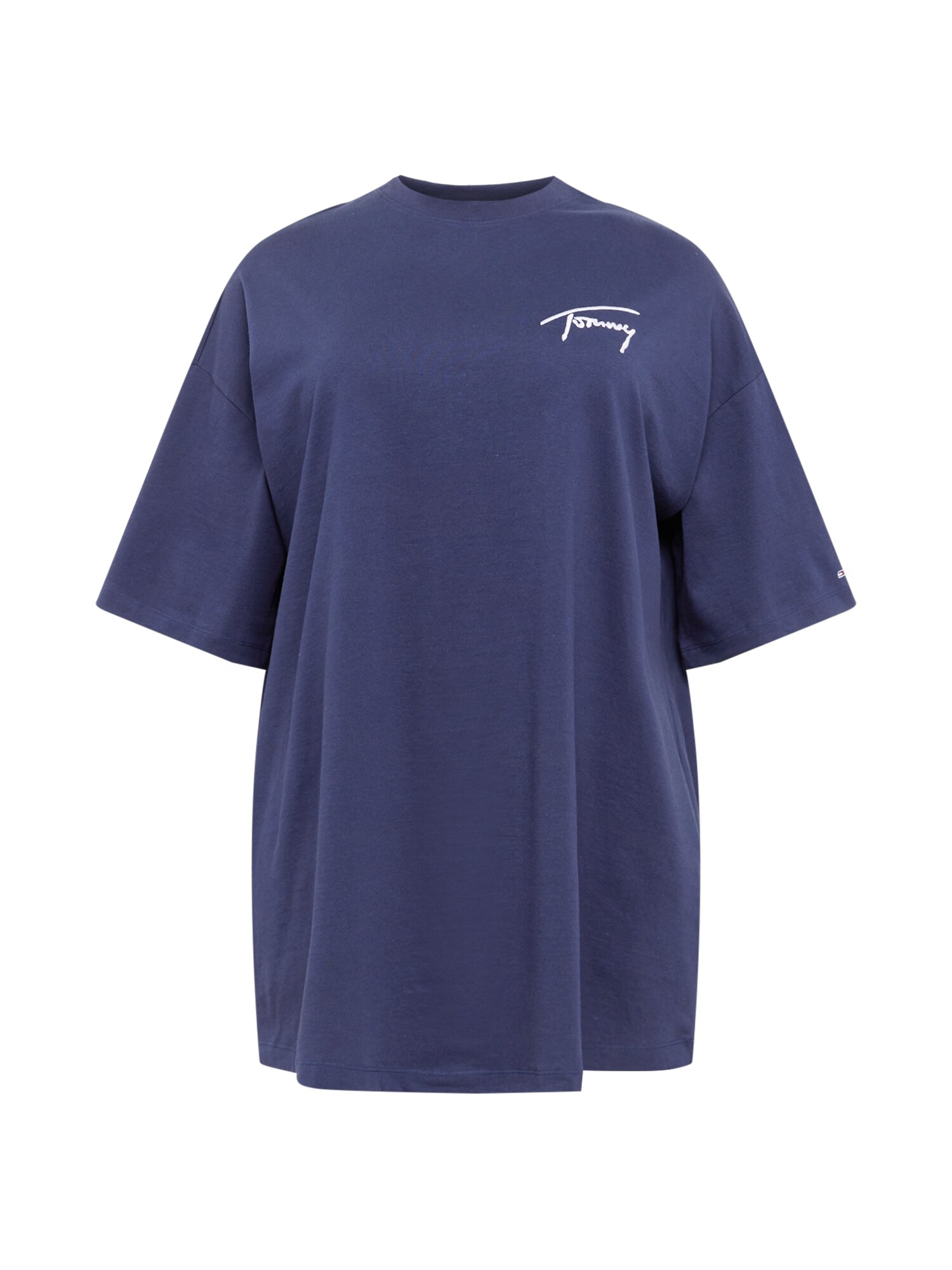 Tommy Jeans Curve Ruha 'SIGNATURE'  tengerészkék / fehér / piros