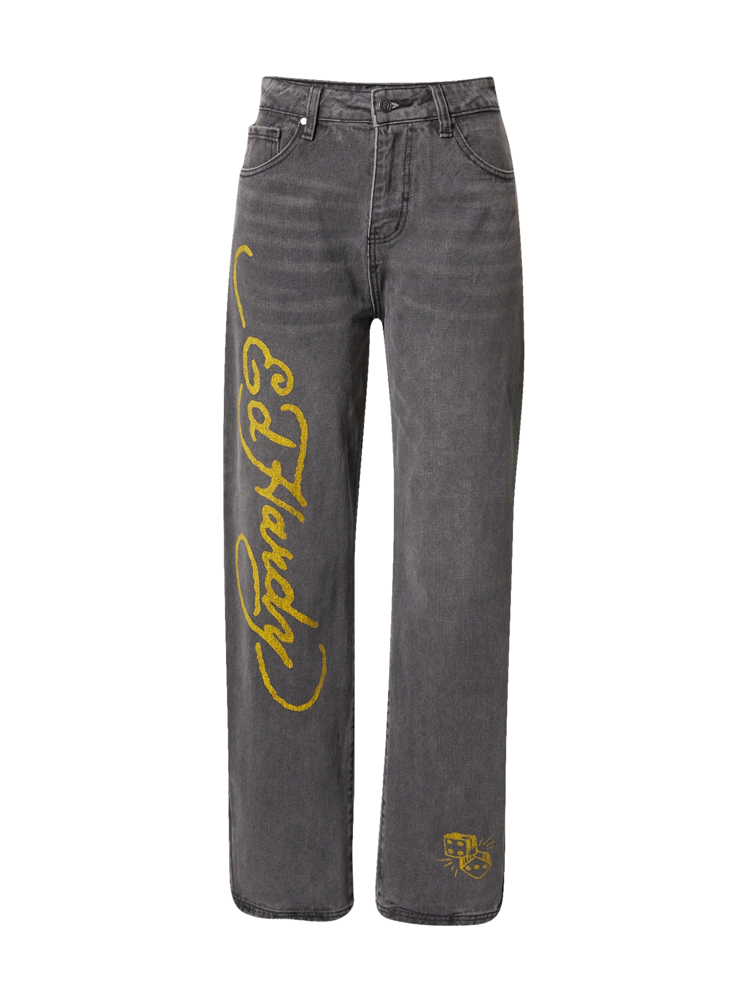 Ed Hardy Farmer 'BORN WILD'  szürke farmer / sárga