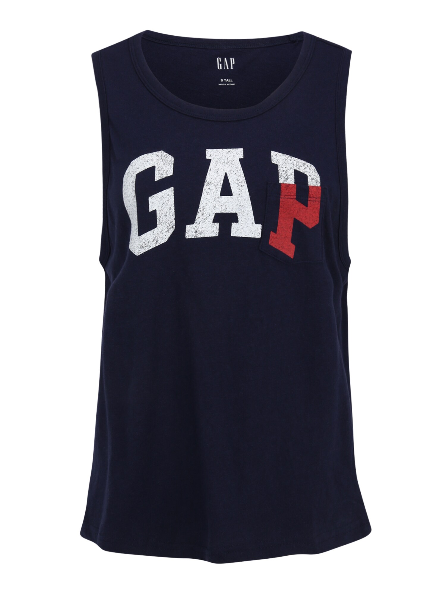 Gap Tall Póló 'AMERICANA'  tengerészkék / fehér / piros
