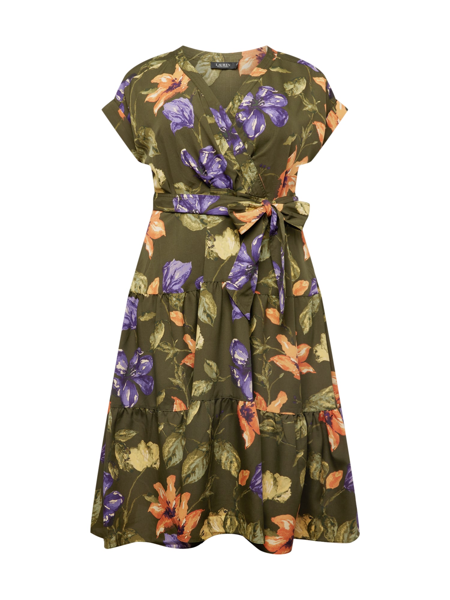 Lauren Ralph Lauren Plus Ruha  olíva / narancs / világoslila