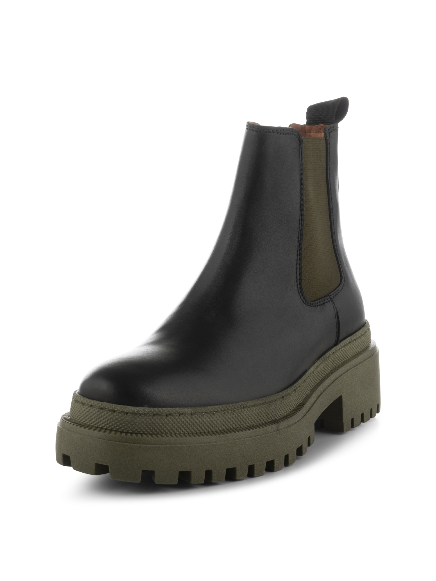 Shoe The Bear Chelsea csizmák  fekete / olíva