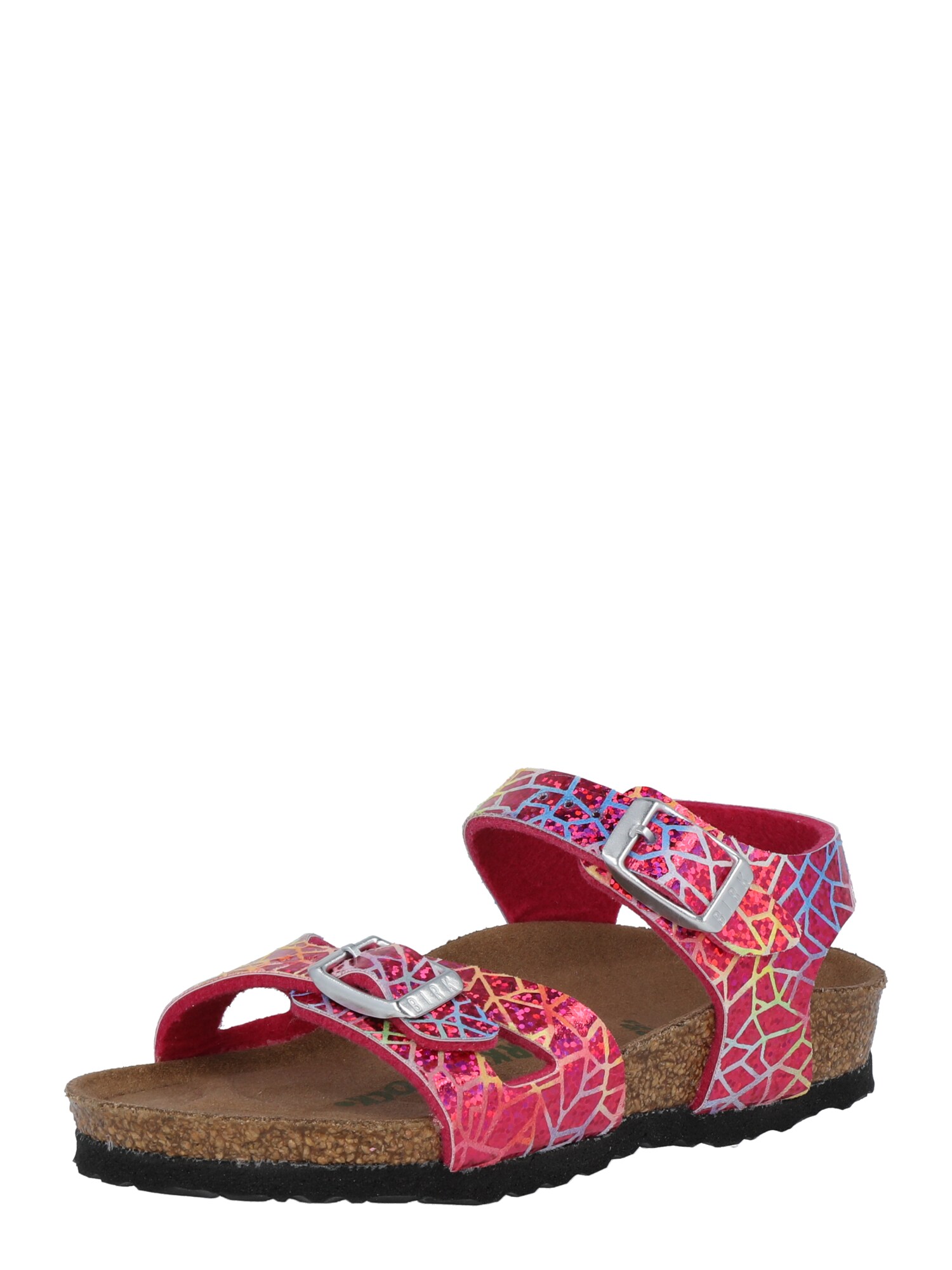 BIRKENSTOCK Szandálok 'Rio'  rózsaszín / kék / sárga / zöld
