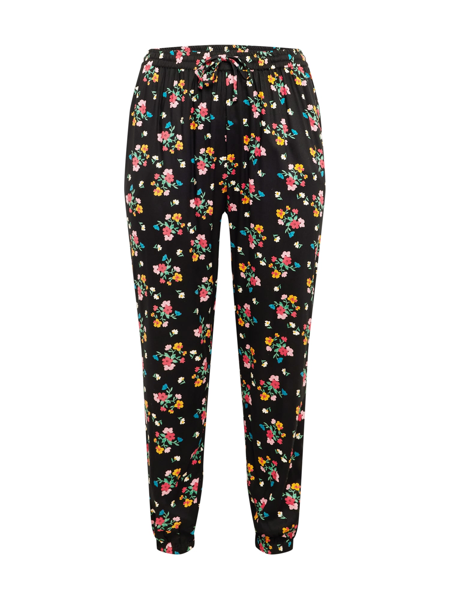 Dorothy Perkins Curve Nadrág  fekete / rózsaszín / rózsa / sárga