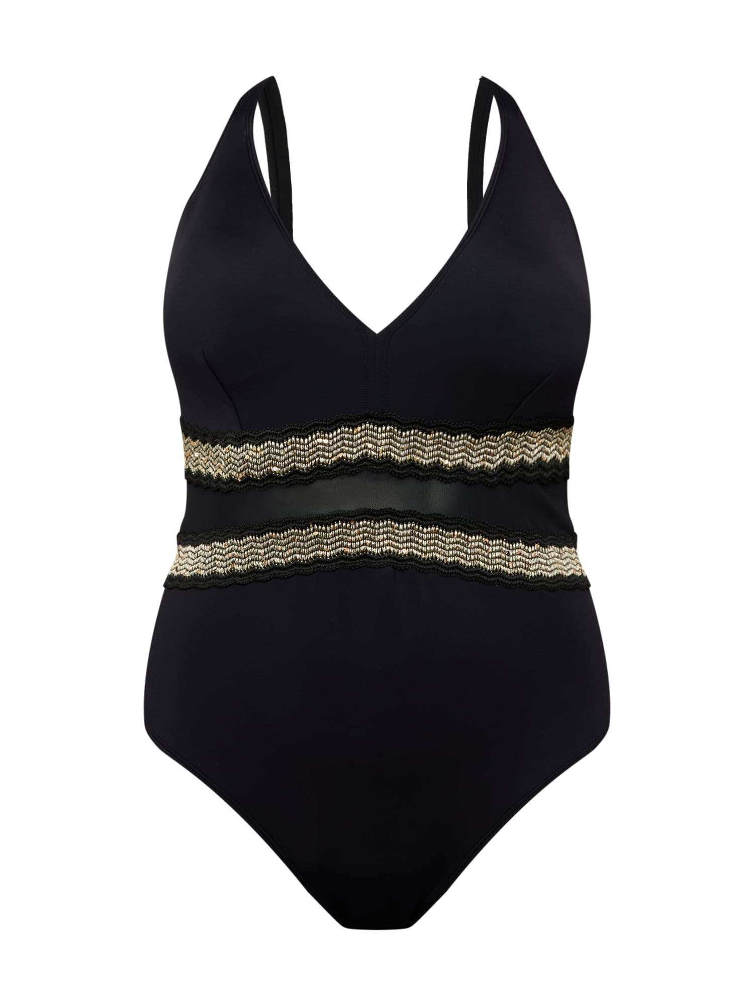 River Island Plus Fürdőruhák  fekete