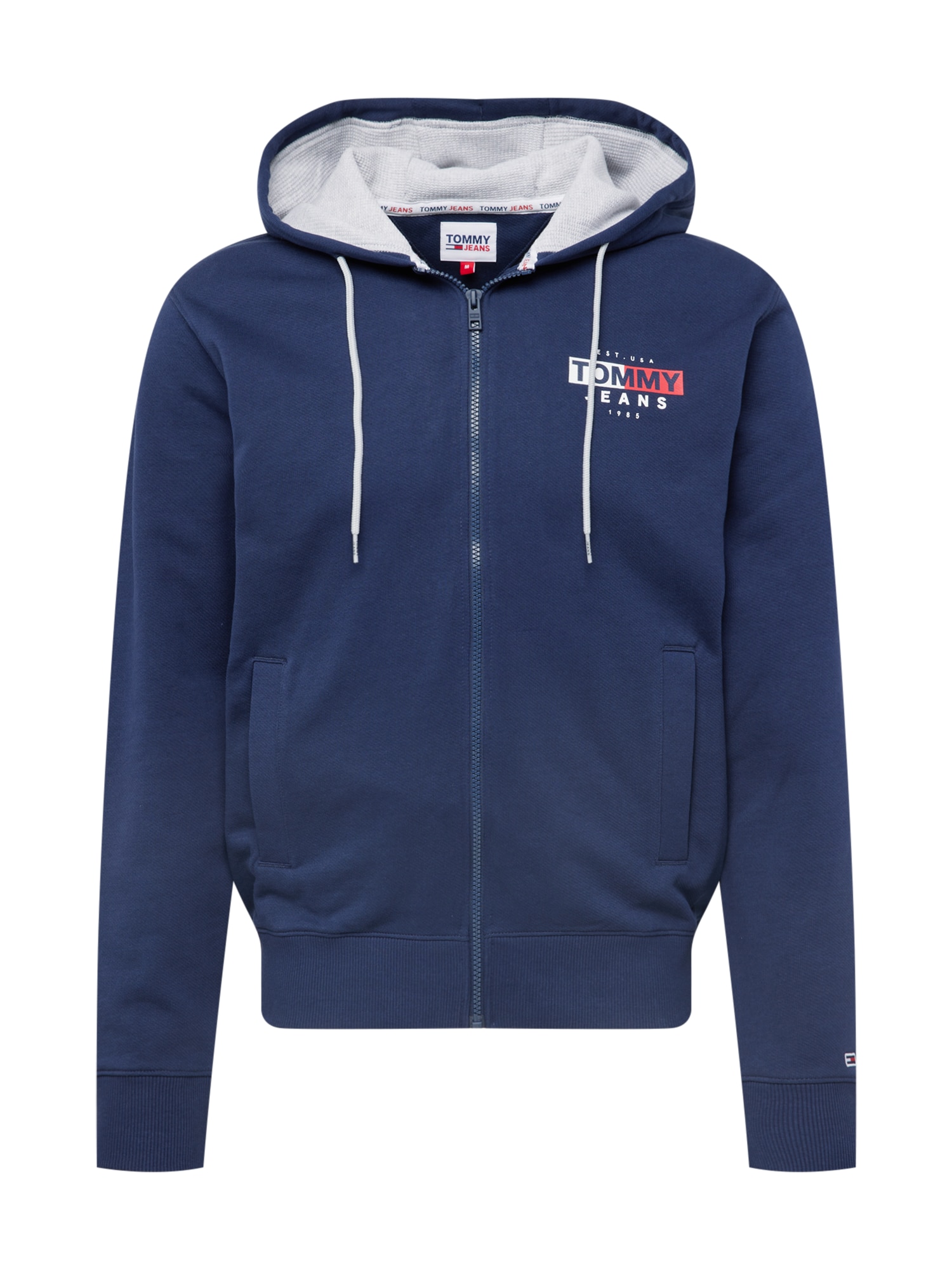 Tommy Jeans Tréning dzseki  tengerészkék / fehér / piros