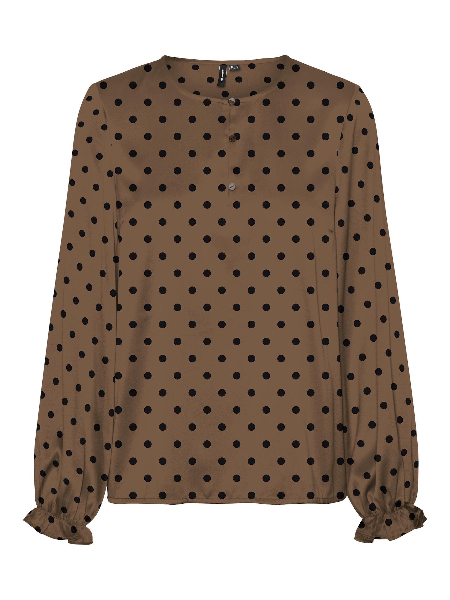 VERO MODA Blúz 'Essi'  barna / fekete