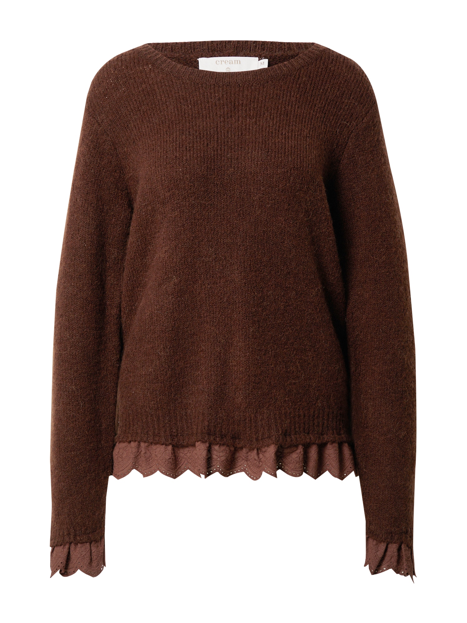 Cream Pulóver 'Lacy'  csokoládé