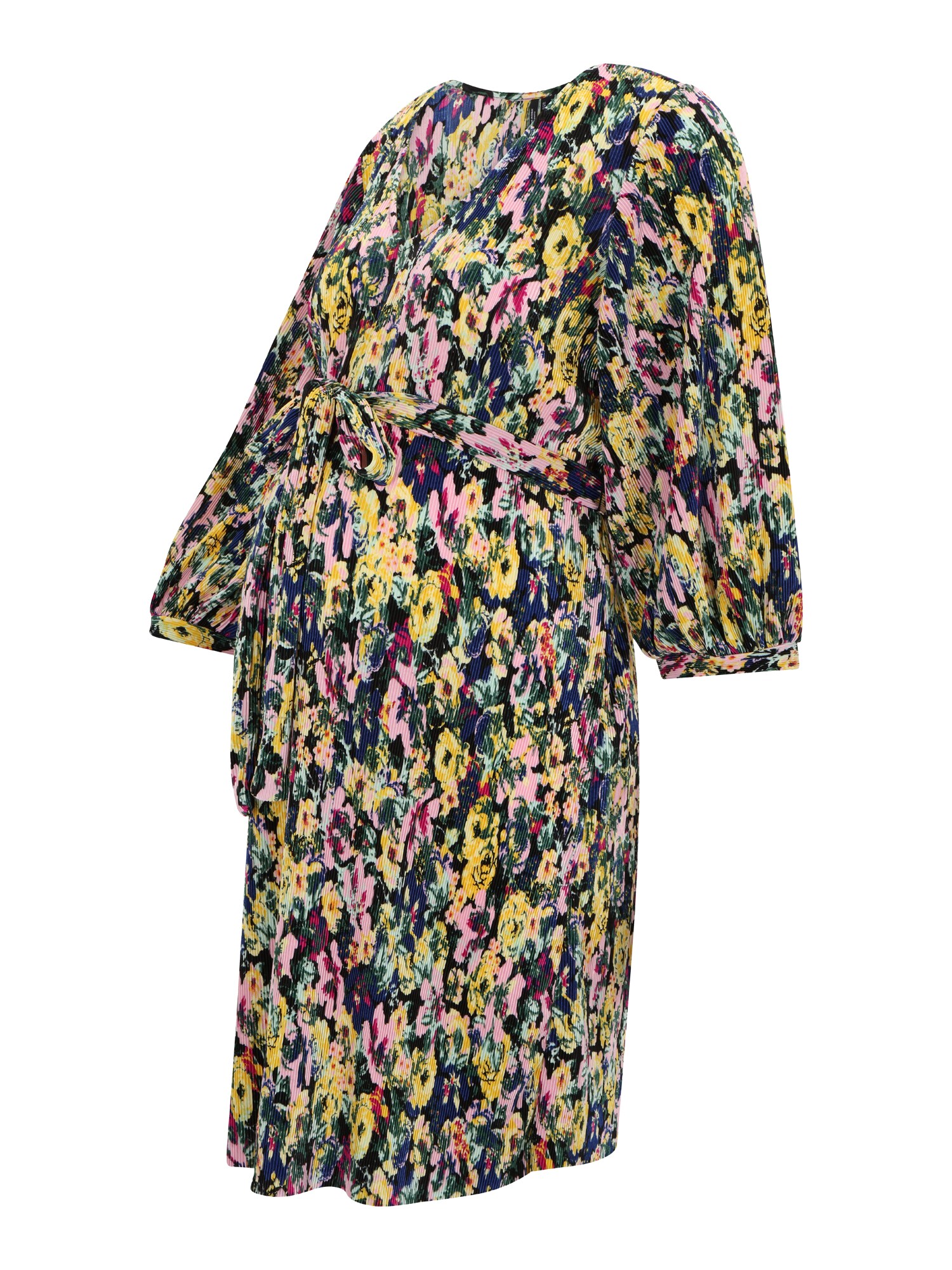 Vero Moda Maternity Ruha  fekete / sárga / rózsaszín / zöld