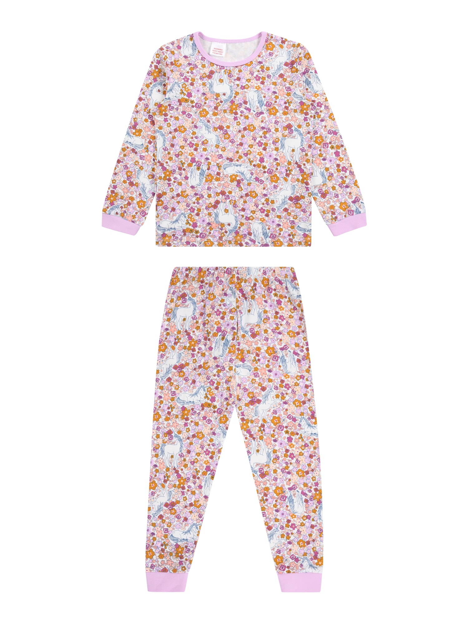 Cotton On Ruhák alváshoz 'Florence'  lila / világoslila / rózsaszín / piszkosfehér