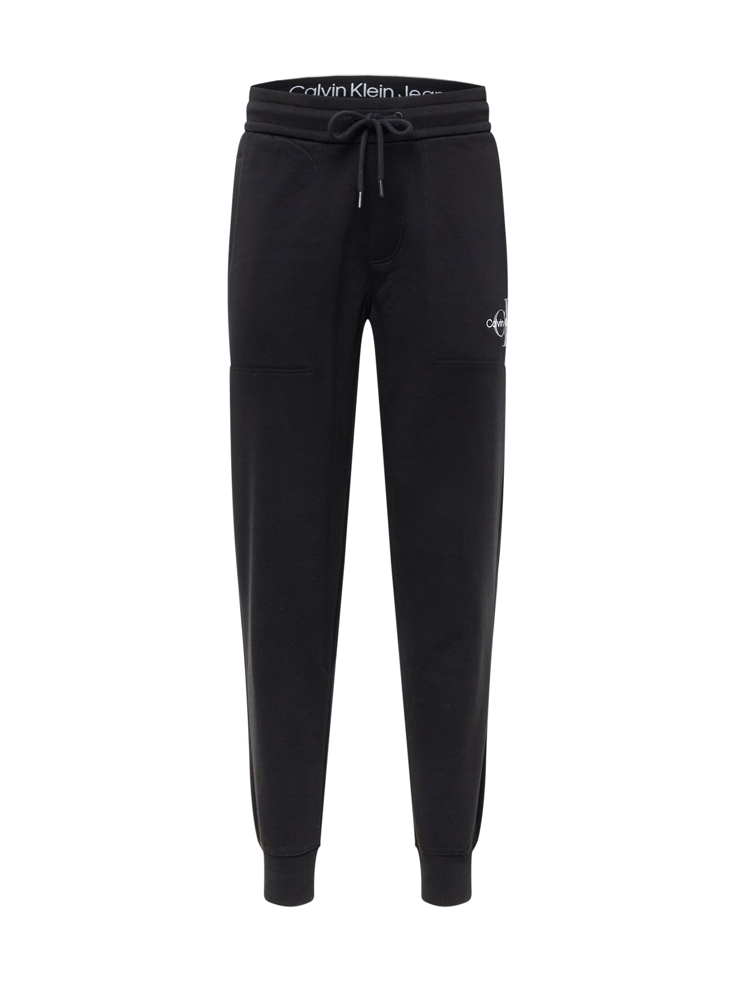 Calvin Klein Jeans Nadrág  fekete / fehér / szürke