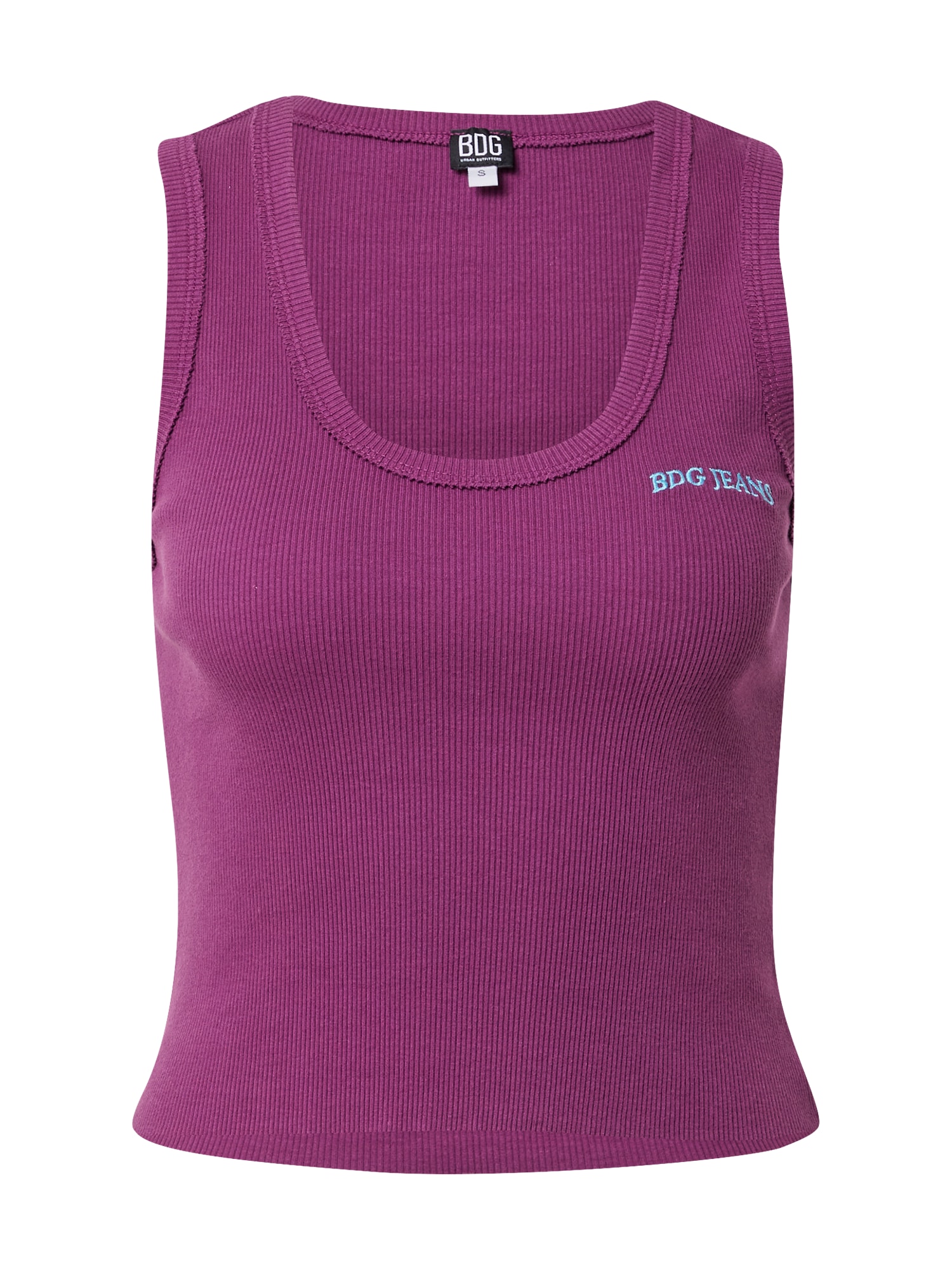 BDG Urban Outfitters Top  sötétlila / világoskék