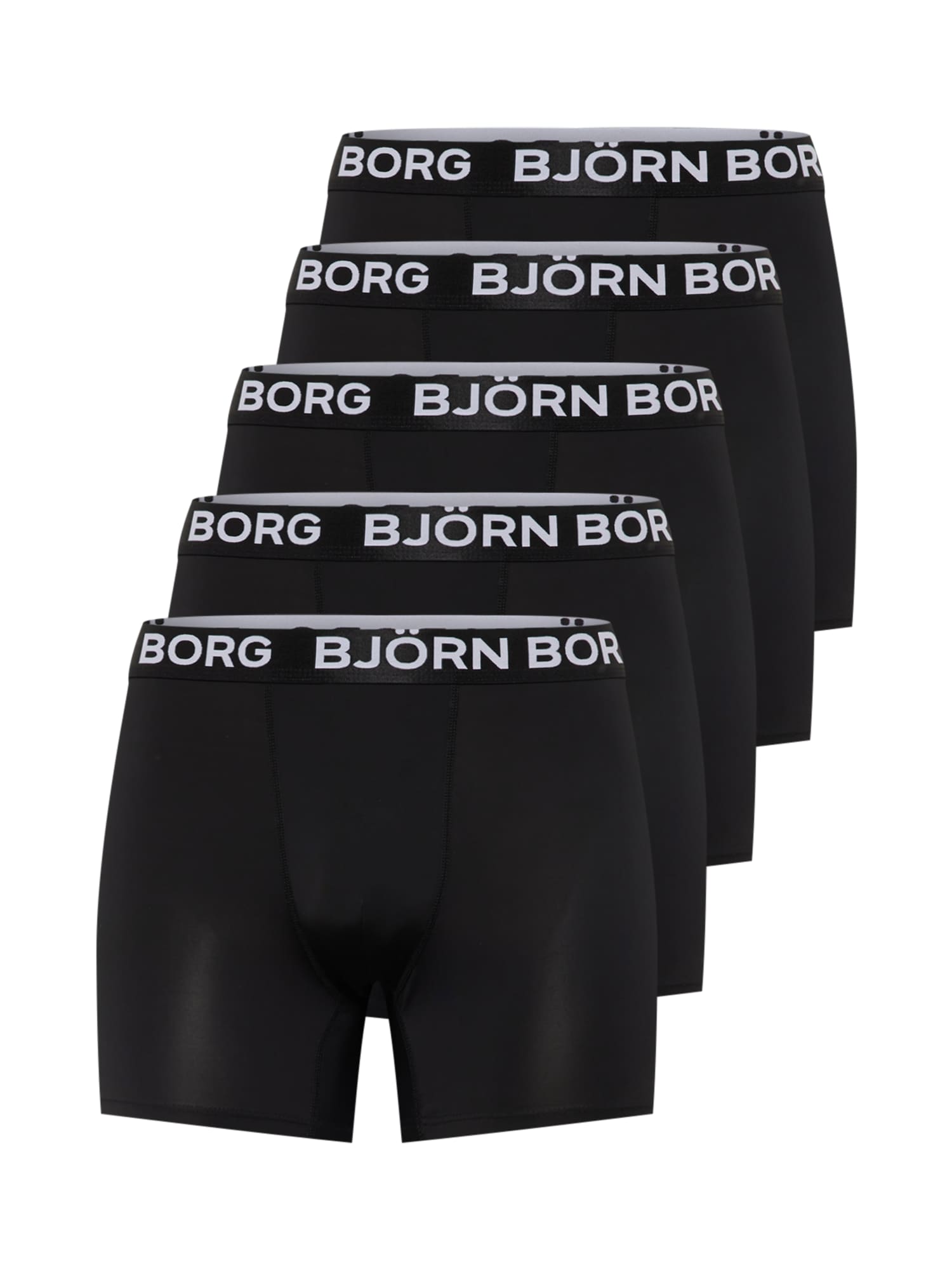 BJÖRN BORG Sport alsónadrágok  fekete / fehér