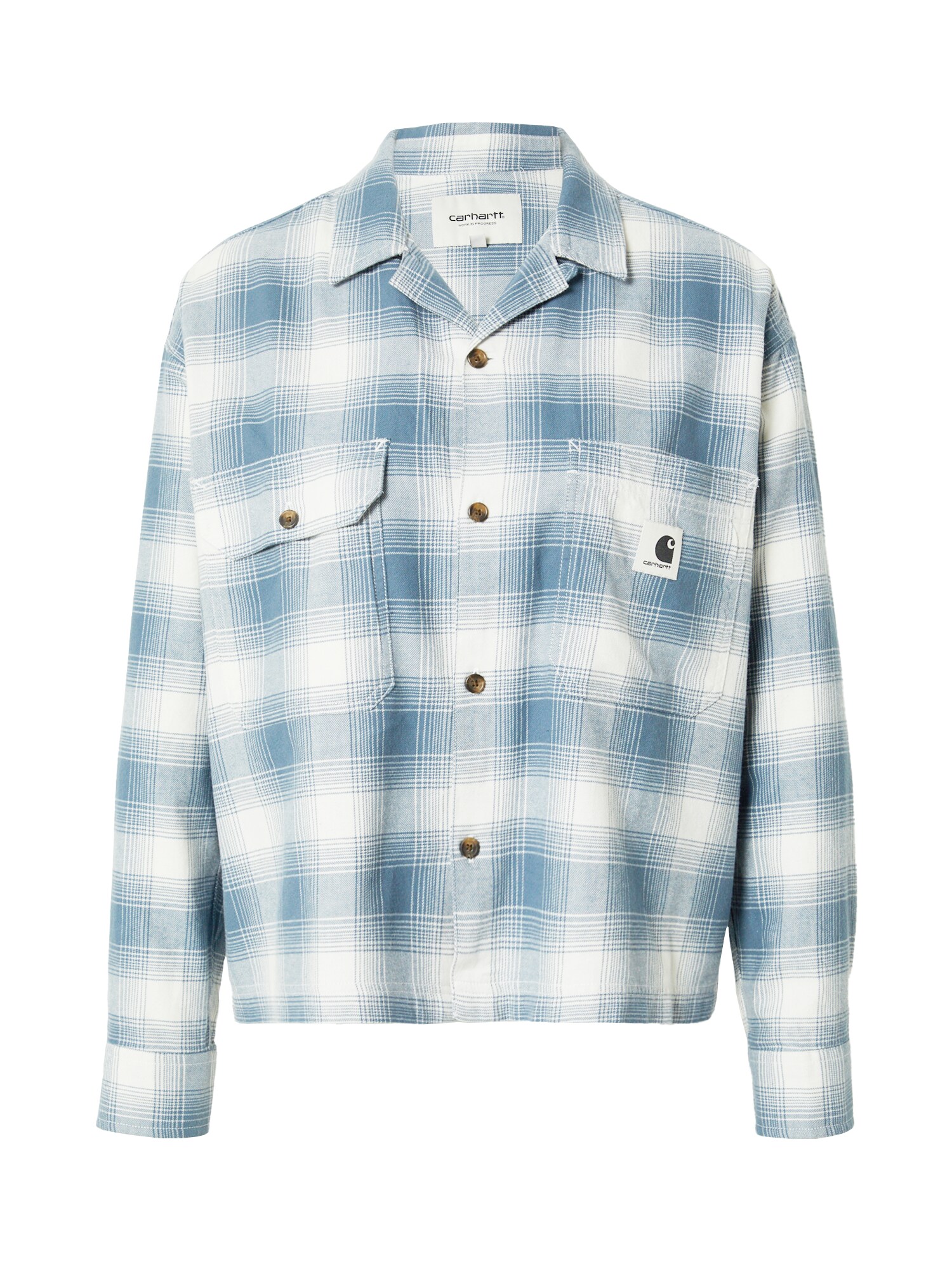 Carhartt WIP Blúz 'Deaver'  kék farmer / fehér