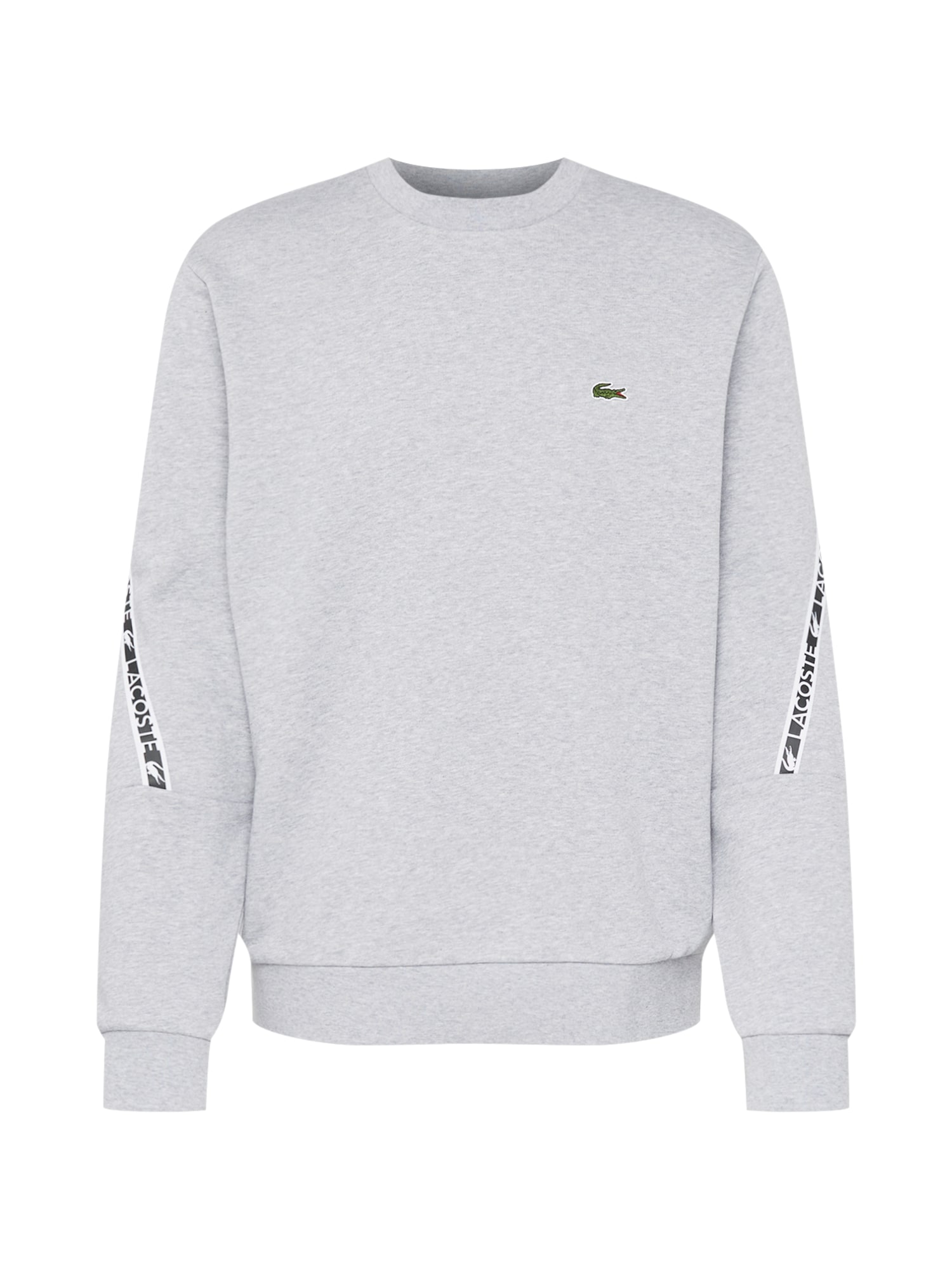 LACOSTE Tréning póló  szürke melír / fekete / fehér